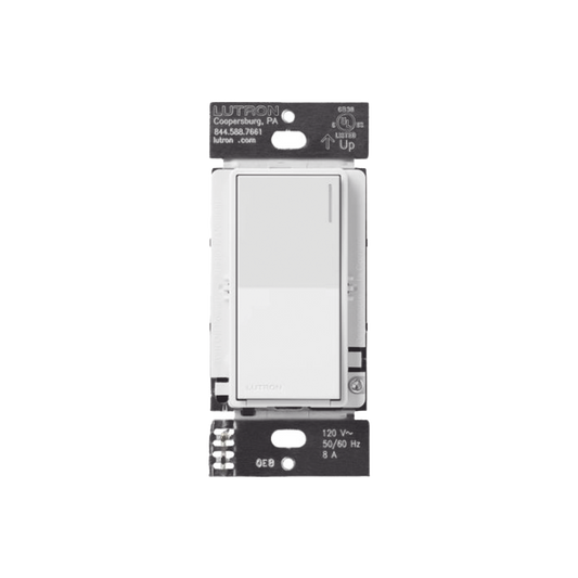 (RadioRA3) Apagador Auxiliar de pared, compaÃ±ero de apagadores multilocaciÃ³n. Usar en 3 vÃ­as o escalera. Color blanco.