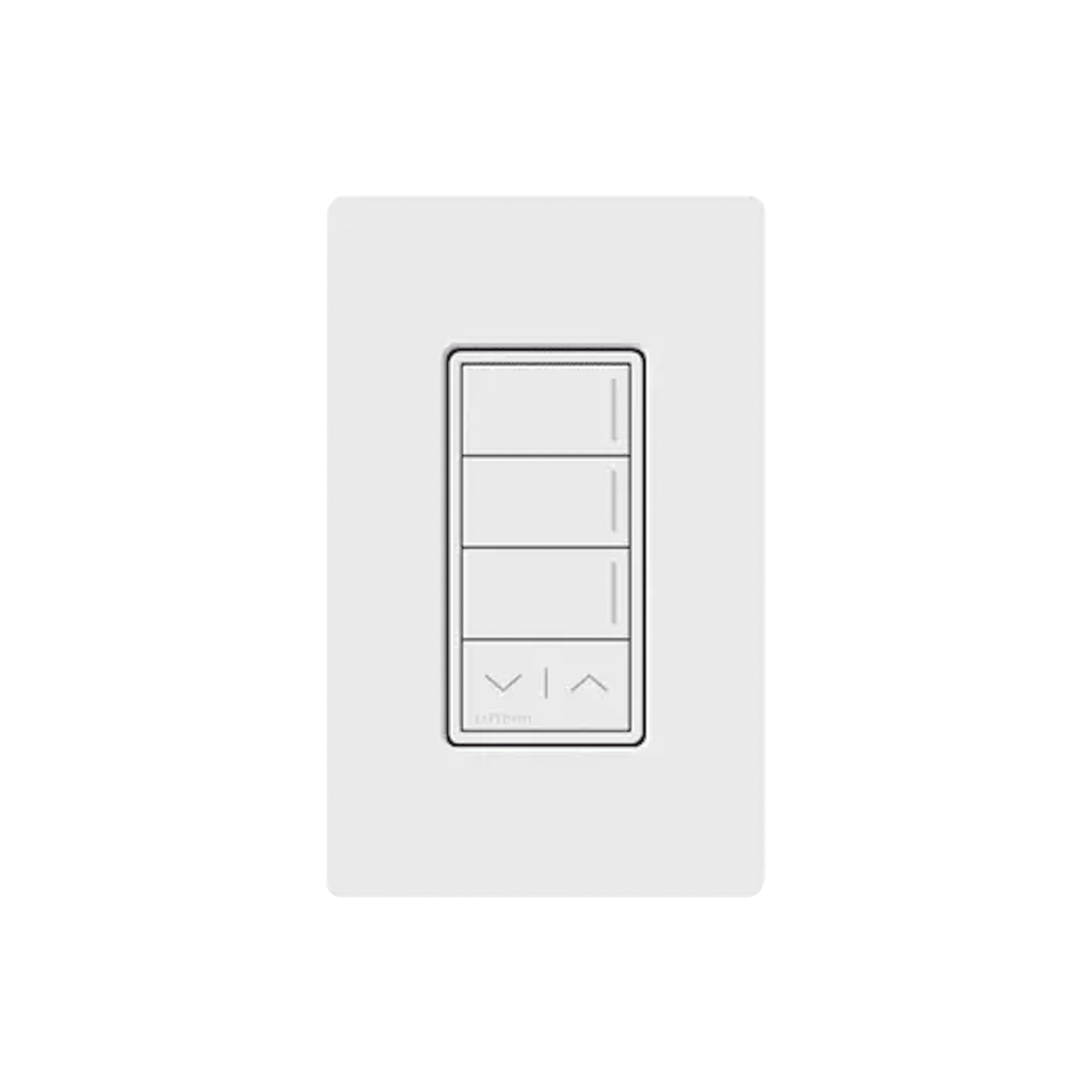 (RadioRa3) Botonera Sunnata Blanco 3 escenas y 2 botones subir/bajar para Radio RA3, programe escenas diferentes en cada botÃ³n.