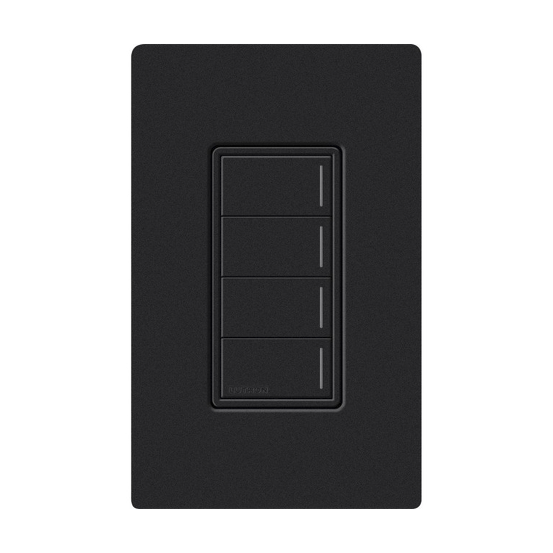 (RadioRa3) Botonera Sunnata Negro 4 escenas para Radio RA3, programe escenas diferentes en cada botÃ³n.