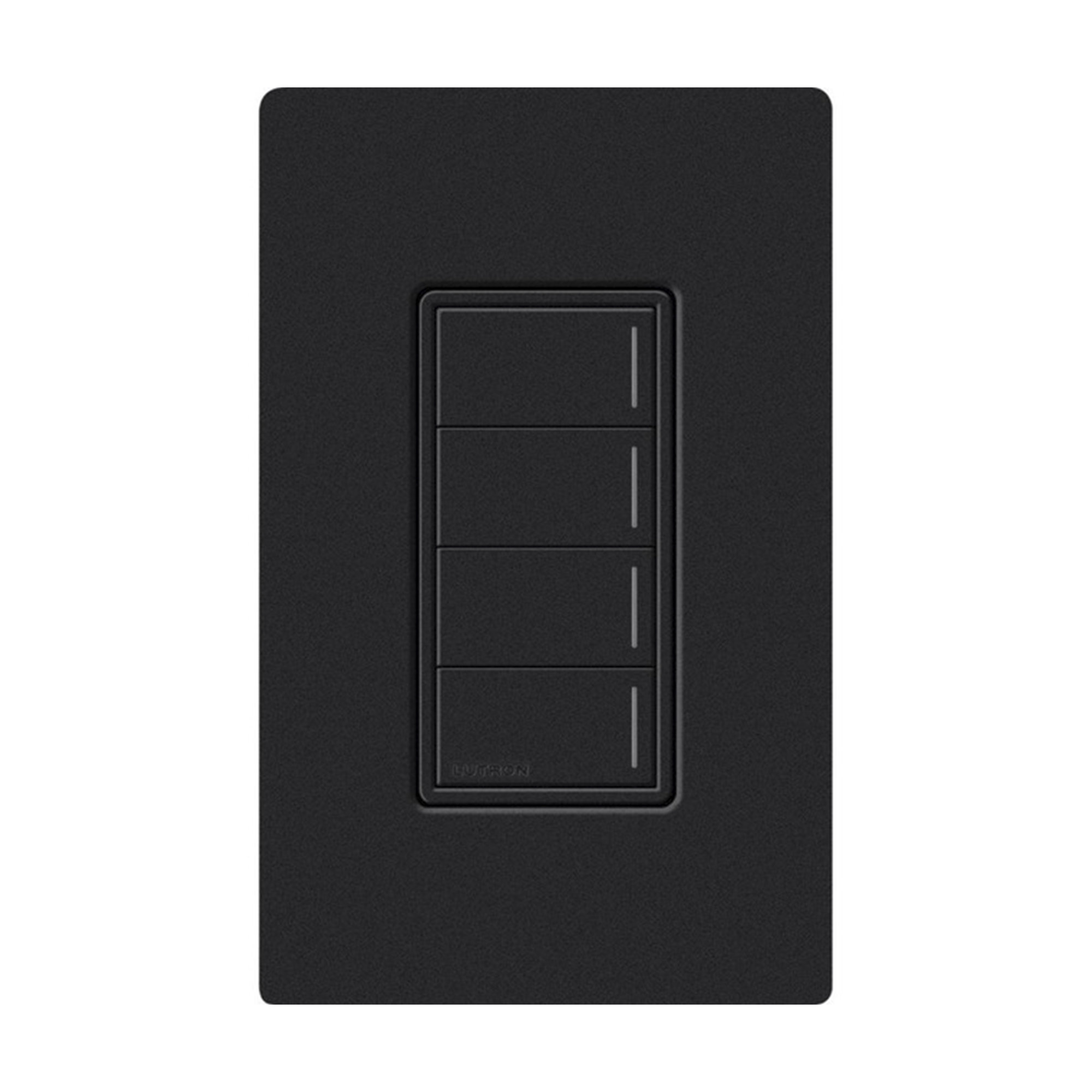 (RadioRa3) Botonera Sunnata Negro 4 escenas para Radio RA3, programe escenas diferentes en cada botÃ³n.