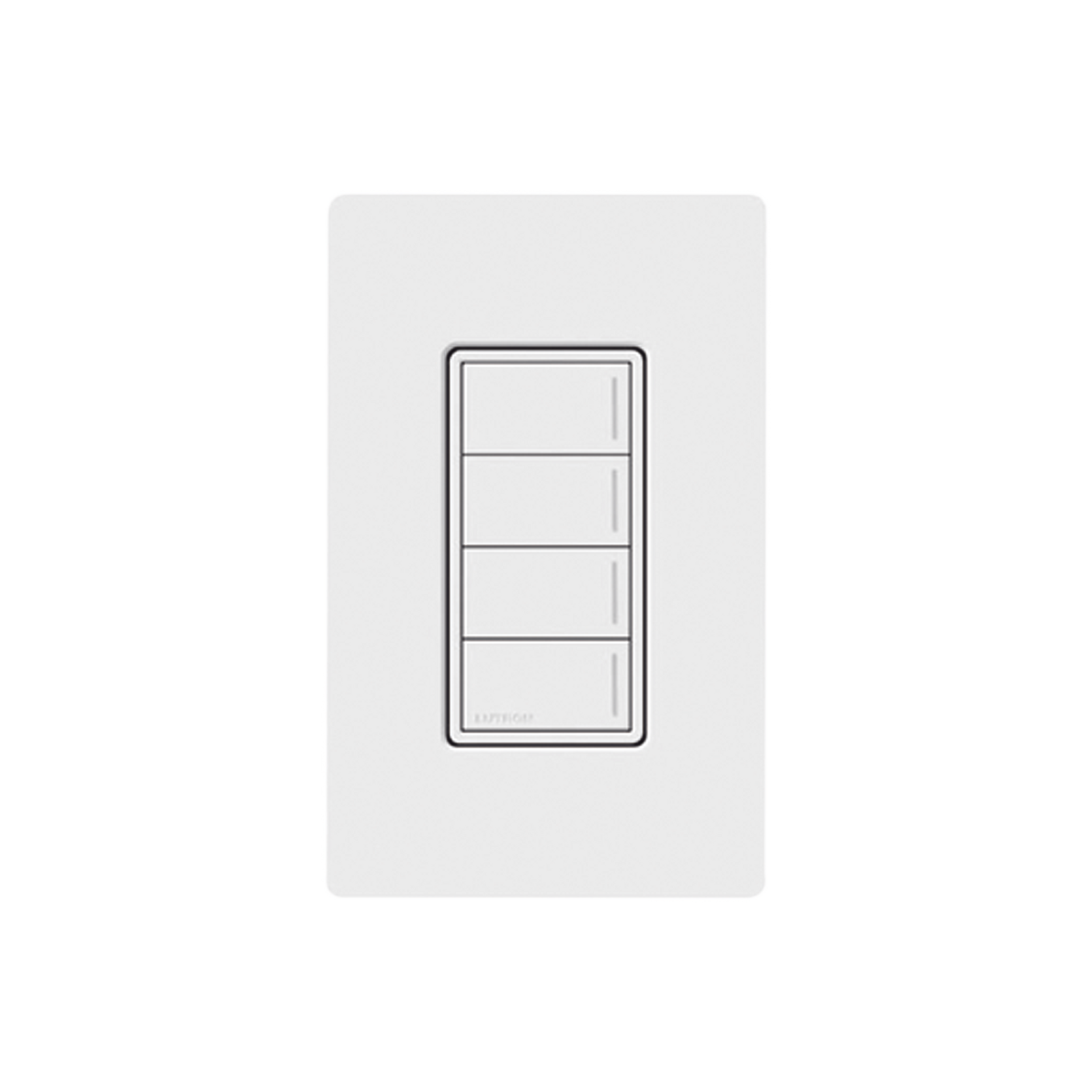 (RadioRa3) Botonera Sunnata Negro 4 escenas para Radio RA3, programe escenas diferentes en cada botÃ³n.