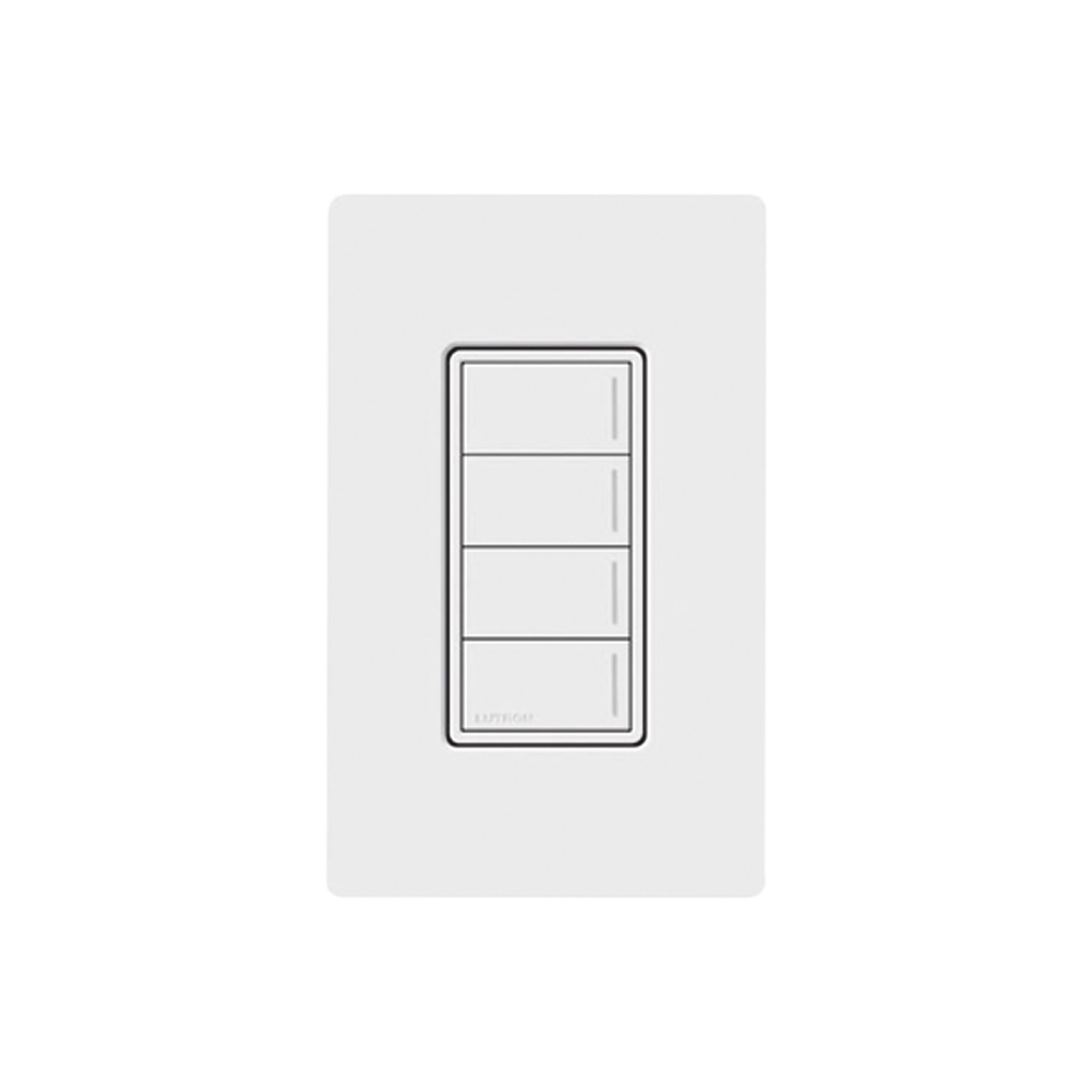 (RadioRa3) Botonera Sunnata Negro 4 escenas para Radio RA3, programe escenas diferentes en cada botÃ³n.