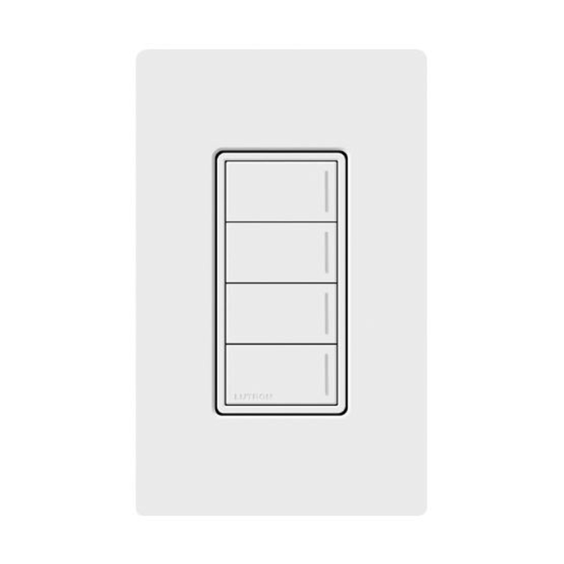 (RadioRa3) Botonera Sunnata Blanco 4 escenas para Radio RA3, programe escenas diferentes en cada botÃ³n.