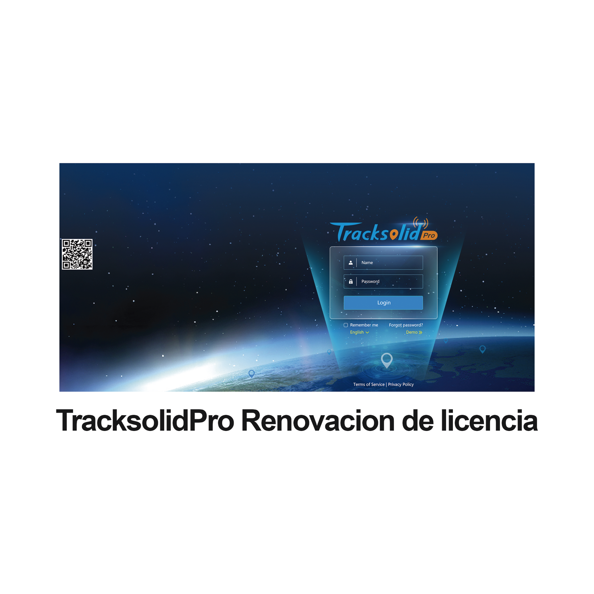 RenovaciÃ³n de licencia para plataforma TracksolidPro