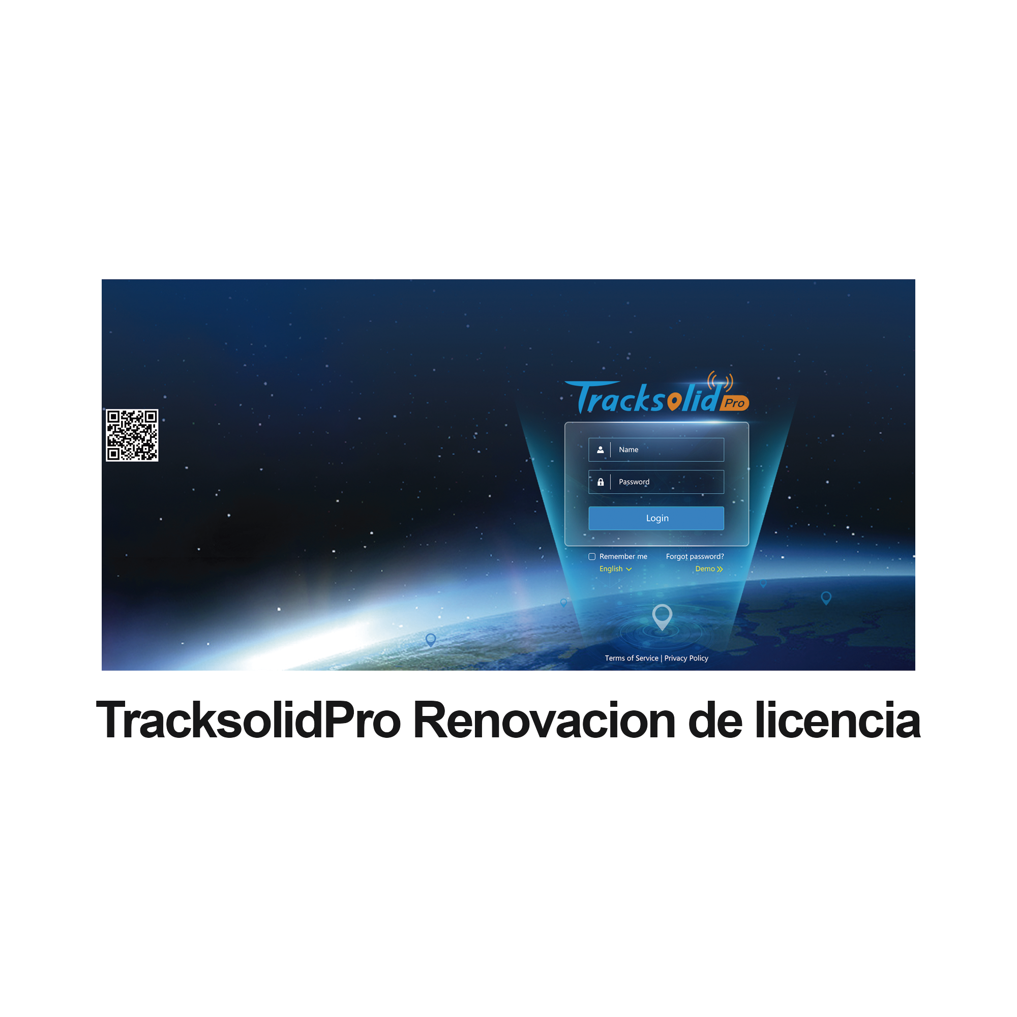 RenovaciÃ³n de licencia para plataforma TracksolidPro