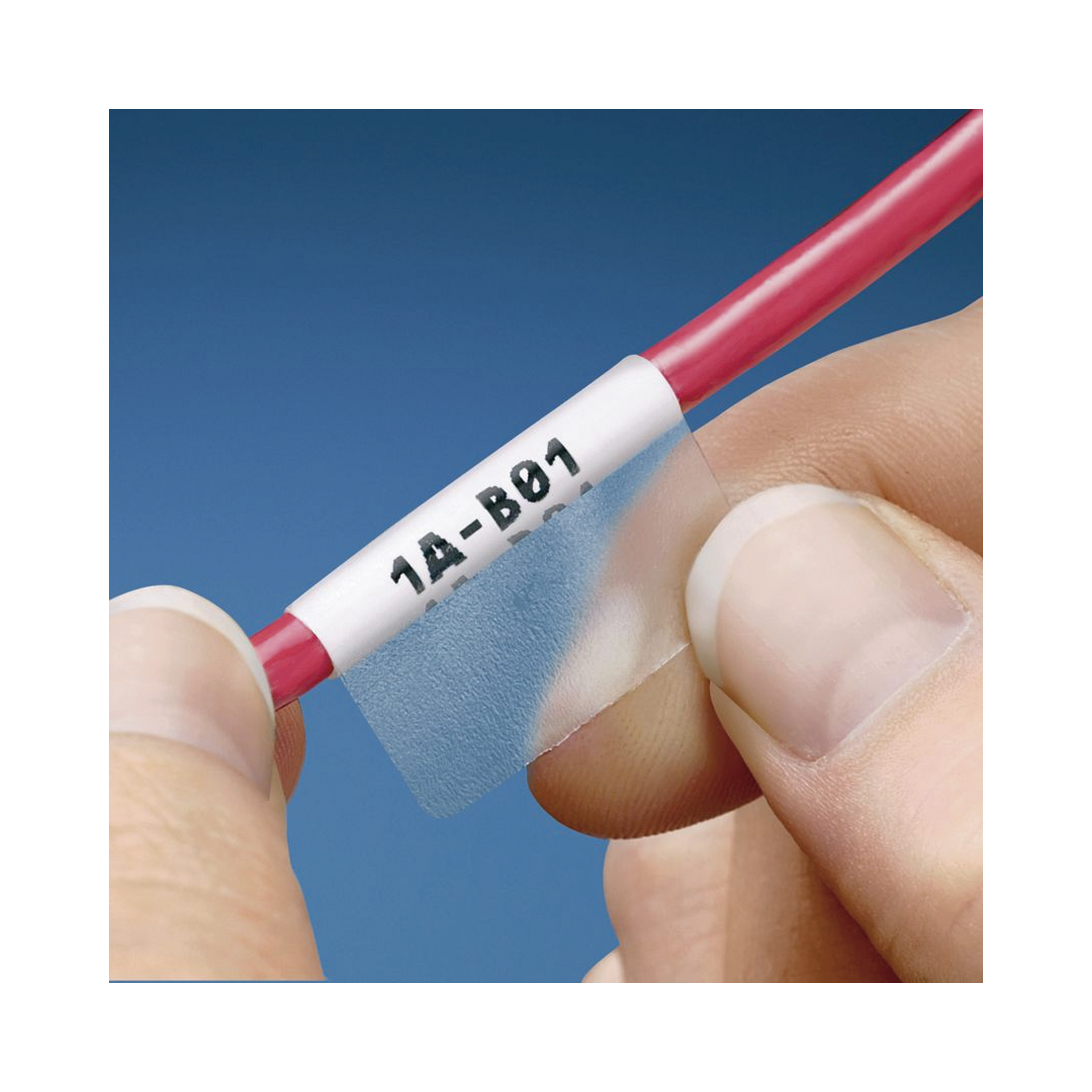 Hojas con 1000 Etiquetas Auto-laminadas para Impresora LÃ¡ser/InyecciÃ³n de Tinta, para Cables de 6.1 a 12.2 mm de DiÃ¡metro (8 - 4 AWG)