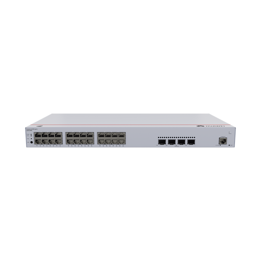 Switch de Acceso eKit Administrable / Capa 2 / 24 Puertos PoE+ Gigabit + 4 Puertos SFP+/SFP + Puerto de Consola  / Poe Perpetuo / Presupuesto PoE 400 W / Sin Licenciamiento
