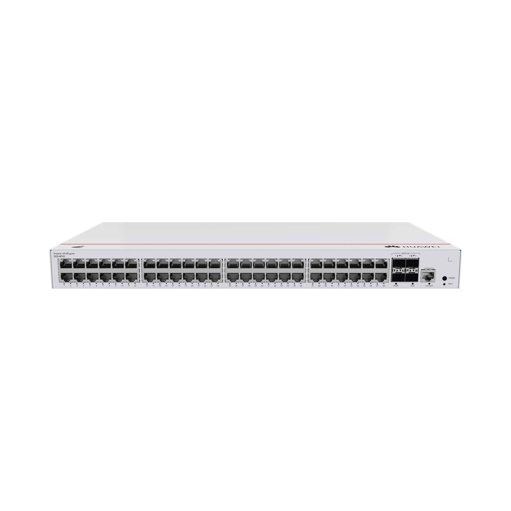 Switch de Acceso Gigabit Administrable  Capa 2 / 48 puertos 10/100/1000 Mbps / 4 Puertos 10GE SFP+ Uplink / ERPS / IMGP Snooping / DHCP Snooping / AdministraciÃ³n Nube Gratis