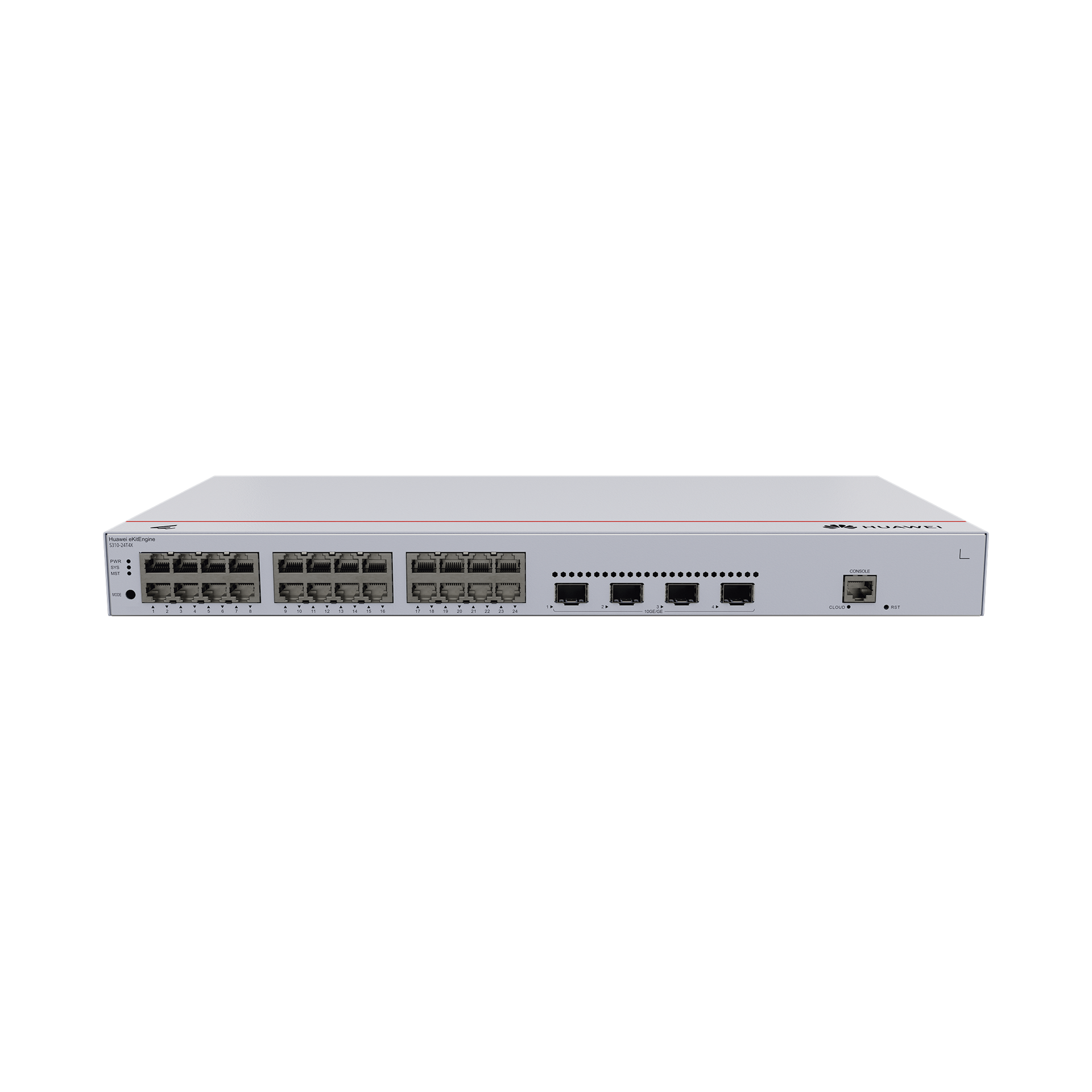 Switch de DistribuciÃ³n/Core Gigabit Administrable  Capa 3 / 24 puertos 10/100/1000 Mbps  / 4 Puertos 10GE SFP+ Uplink / ERPS / Rutas EstÃ¡ticas / iStack / AdministraciÃ³n Nube Gratis