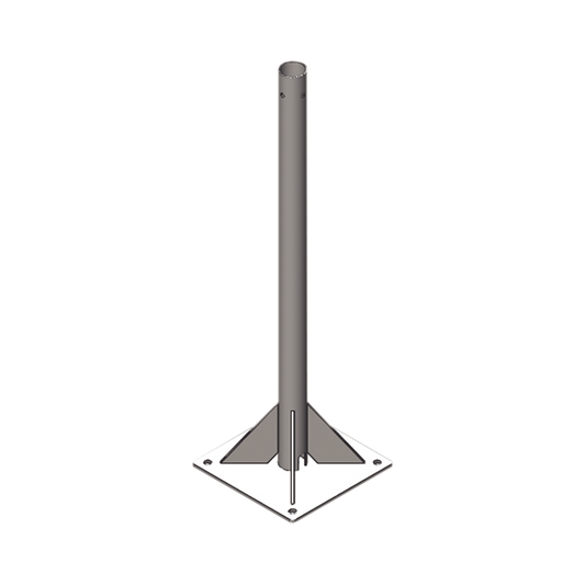 MÃ¡stil de 5 metros por 2" de DiÃ¡metro. Galvanizado por InmersiÃ³n en Caliente.