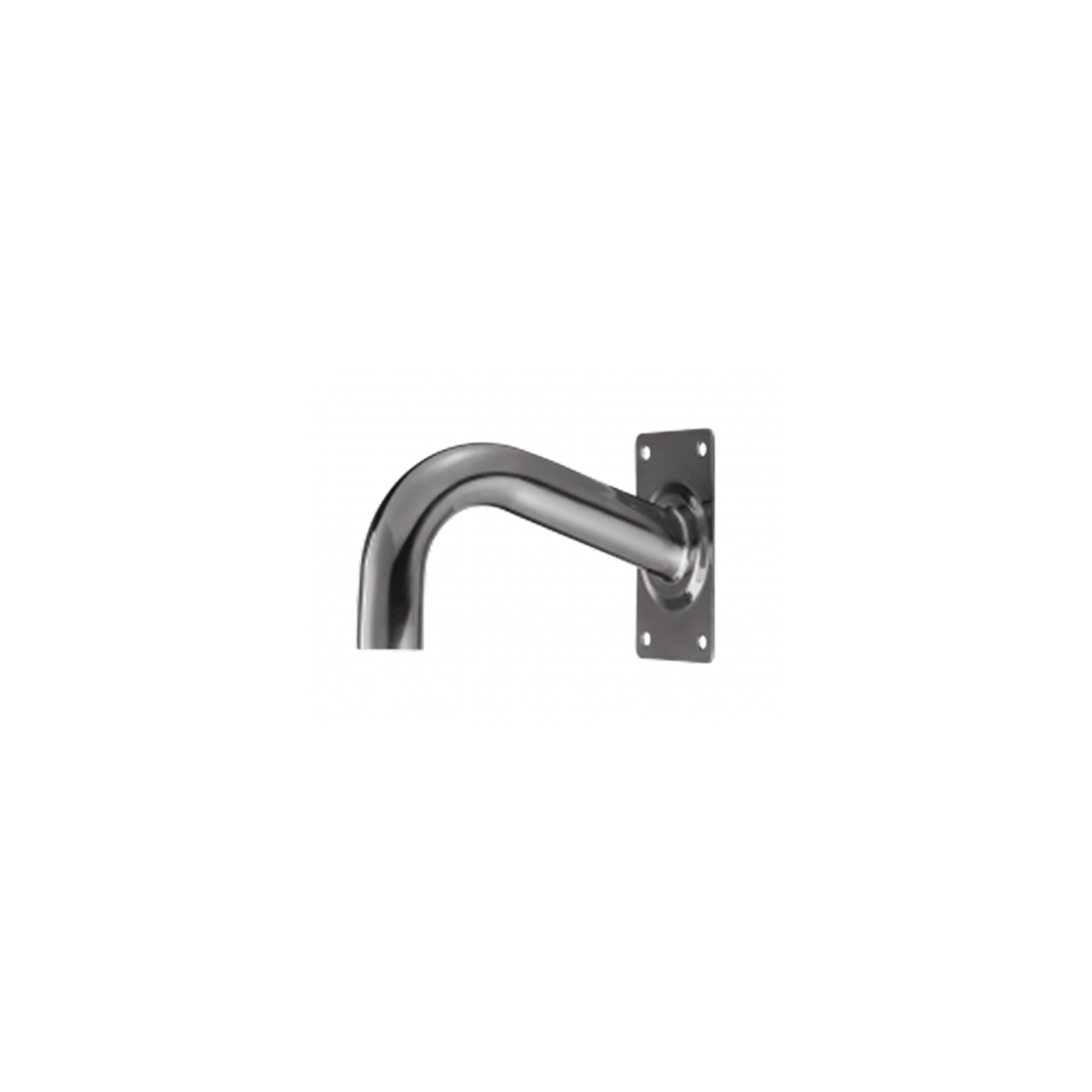 Montaje Curvo de Acero Inoxidable para pared compatible con Domos y PTZ Hanwha Serie X