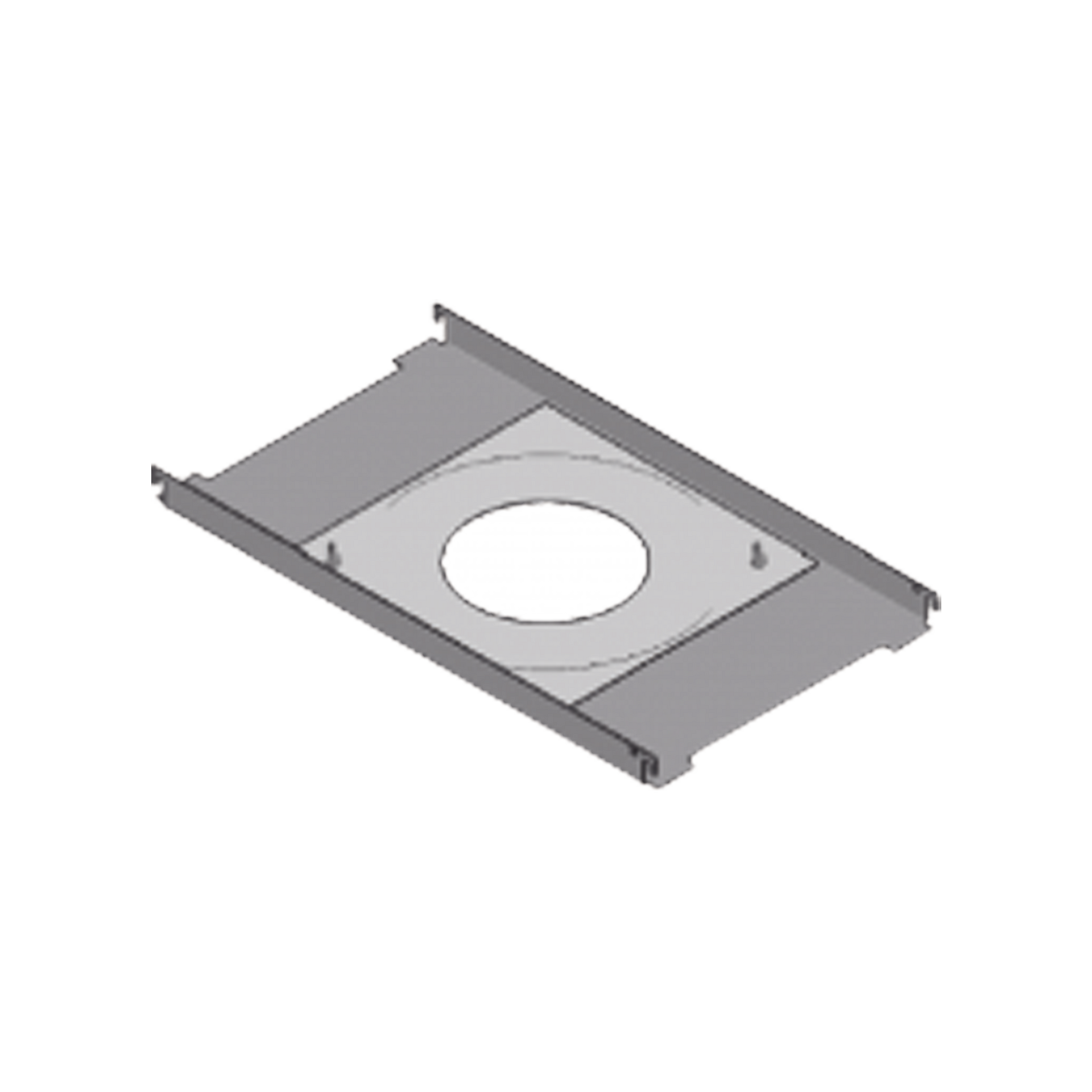 Placa de Refuerzo para PlafÃ³n compatible con camaras Domo Hanwha
