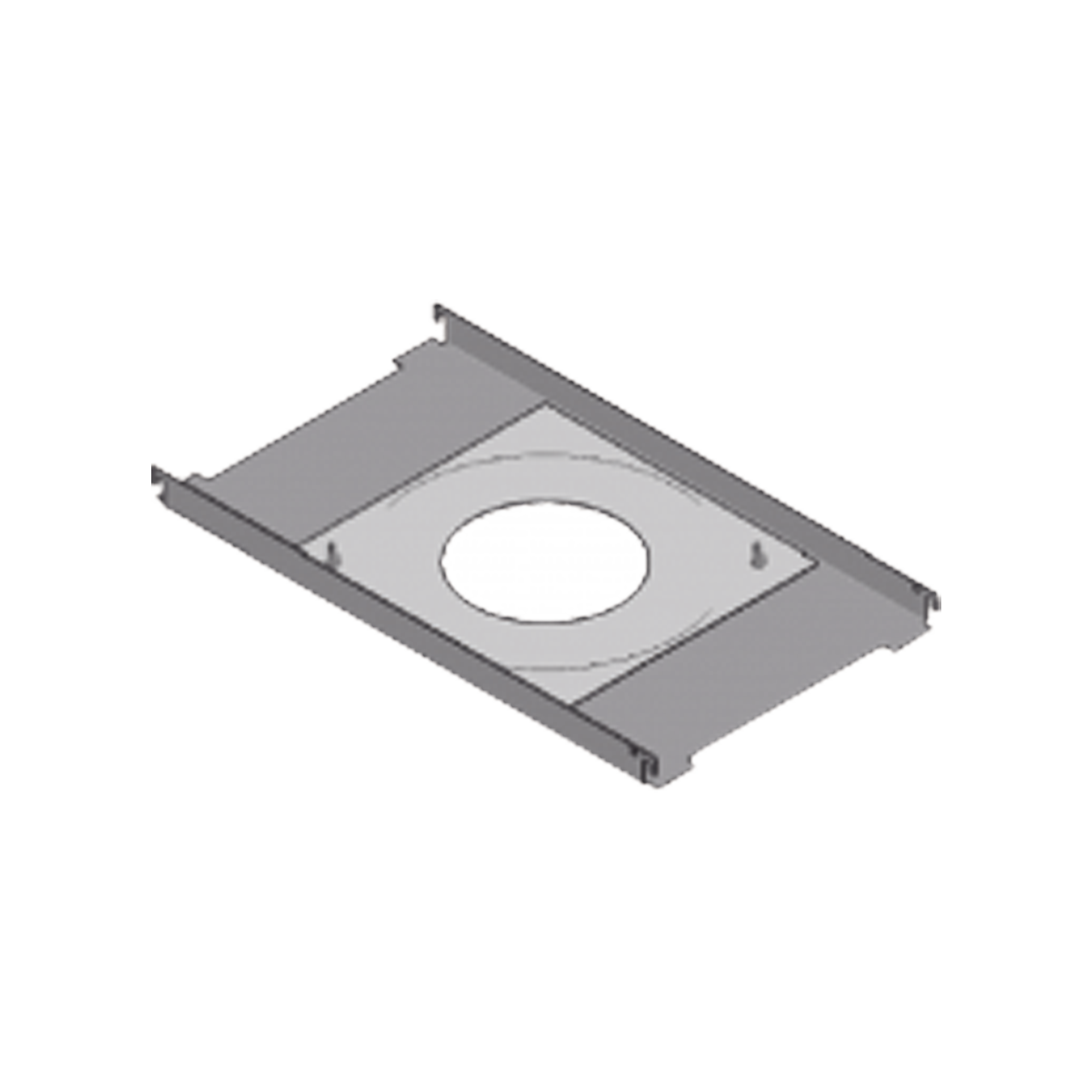 Placa de Refuerzo para PlafÃ³n compatible con camaras Domo Hanwha