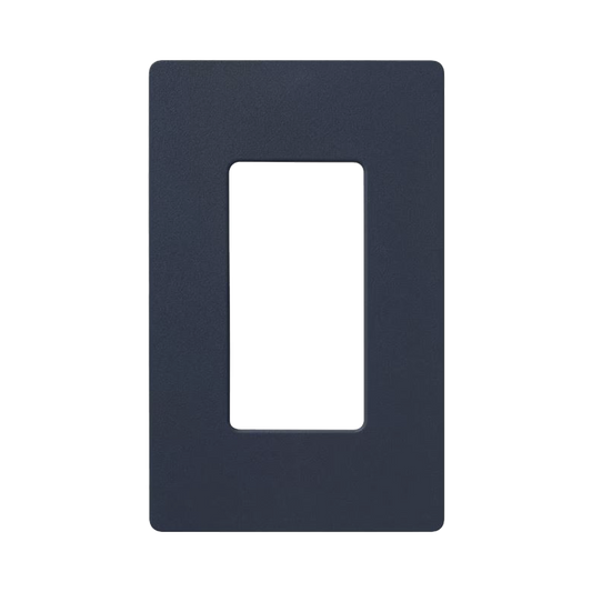Placa de pared 1 espacio, para atenuador (dimmer), apagador Ã³ control remoto inalÃ¡mbrico LUTRON.