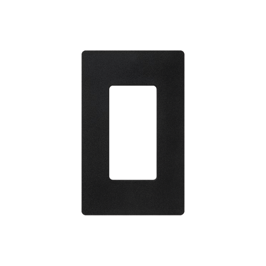 Placa de pared 1 espacio, para atenuador (dimmer), apagador Ã³ control remoto inalÃ¡mbrico LUTRON.