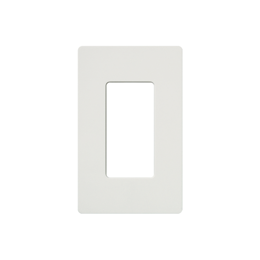 Placa de pared 1 espacio, para atenuador (dimmer), apagador Ã³ control remoto inalÃ¡mbrico LUTRON.