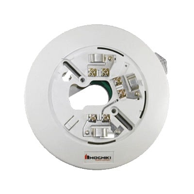 Base De 6" Color Hueso Con Aislador De Cortocircuito Para Sensores AnÃ¡logos Direccionales Hochiki (0300-04990)