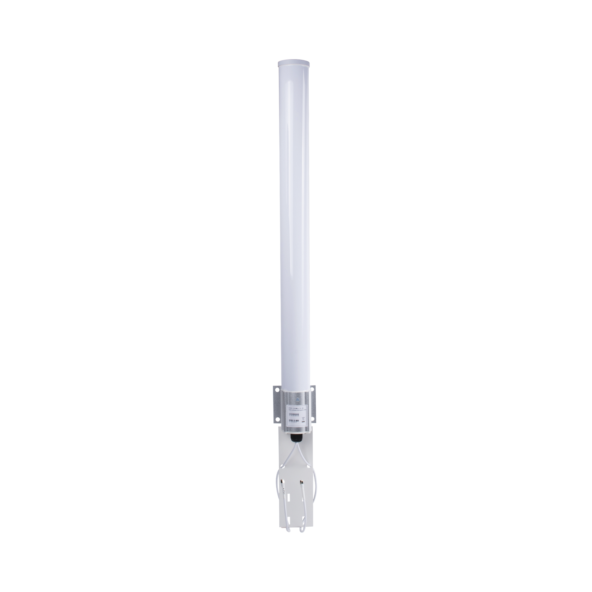 Antena Omnidireccional en 2.4 GHz, Rango de Frecuencias (2.3 - 2.5 GHz), Ganancia de 10 dBi, Doble Polaridad MIMO 2x2, Incluye Jumpers