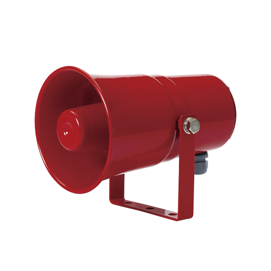 Sirena electrÃ³nica de montaje en pared con 5 sonidos de advertencia de mÃ¡x. volumen 115 dB a 24 VCD