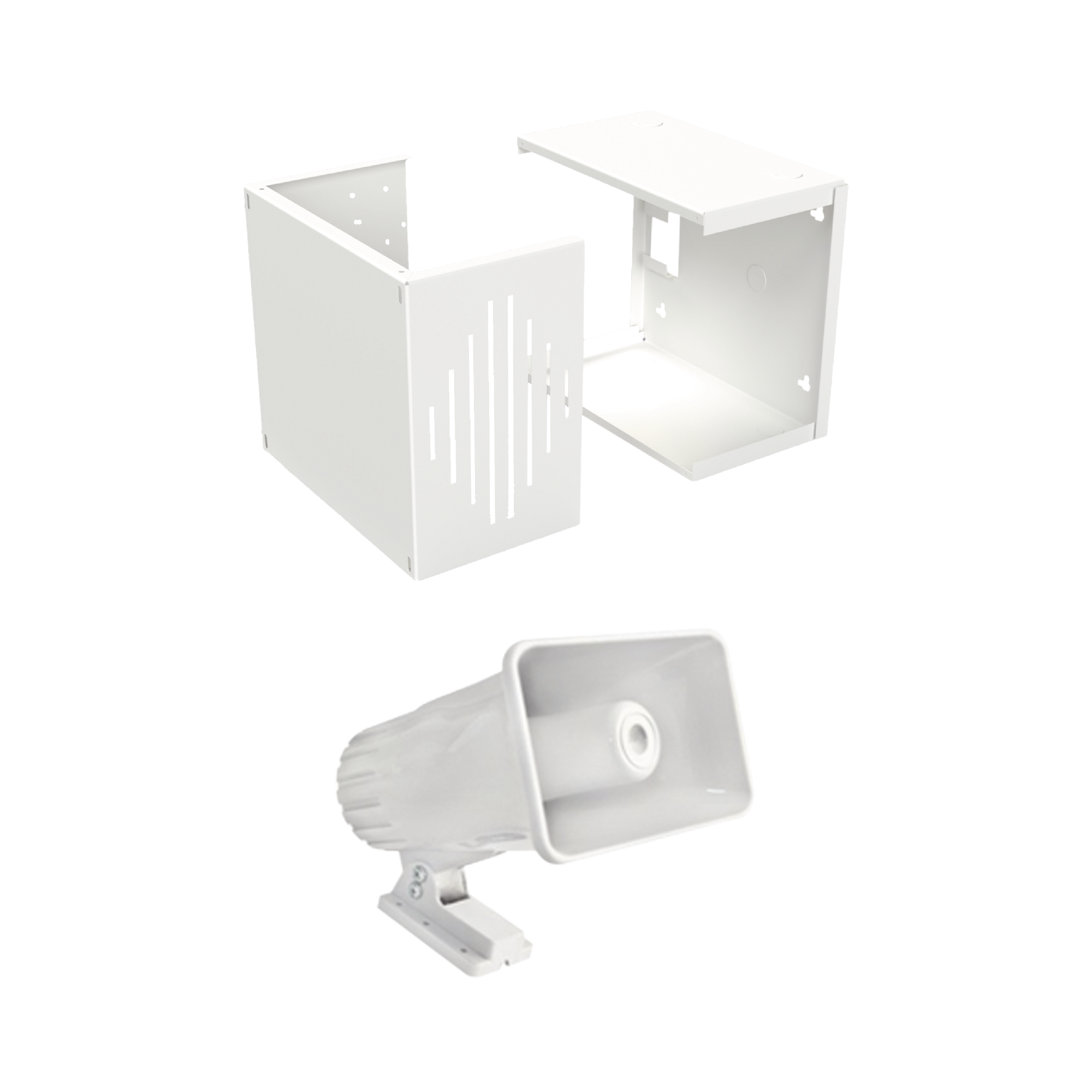 Sirena de 2 tonos 30 W/ Sonido 118 dB / Gabinete IMP30V3 Incluido