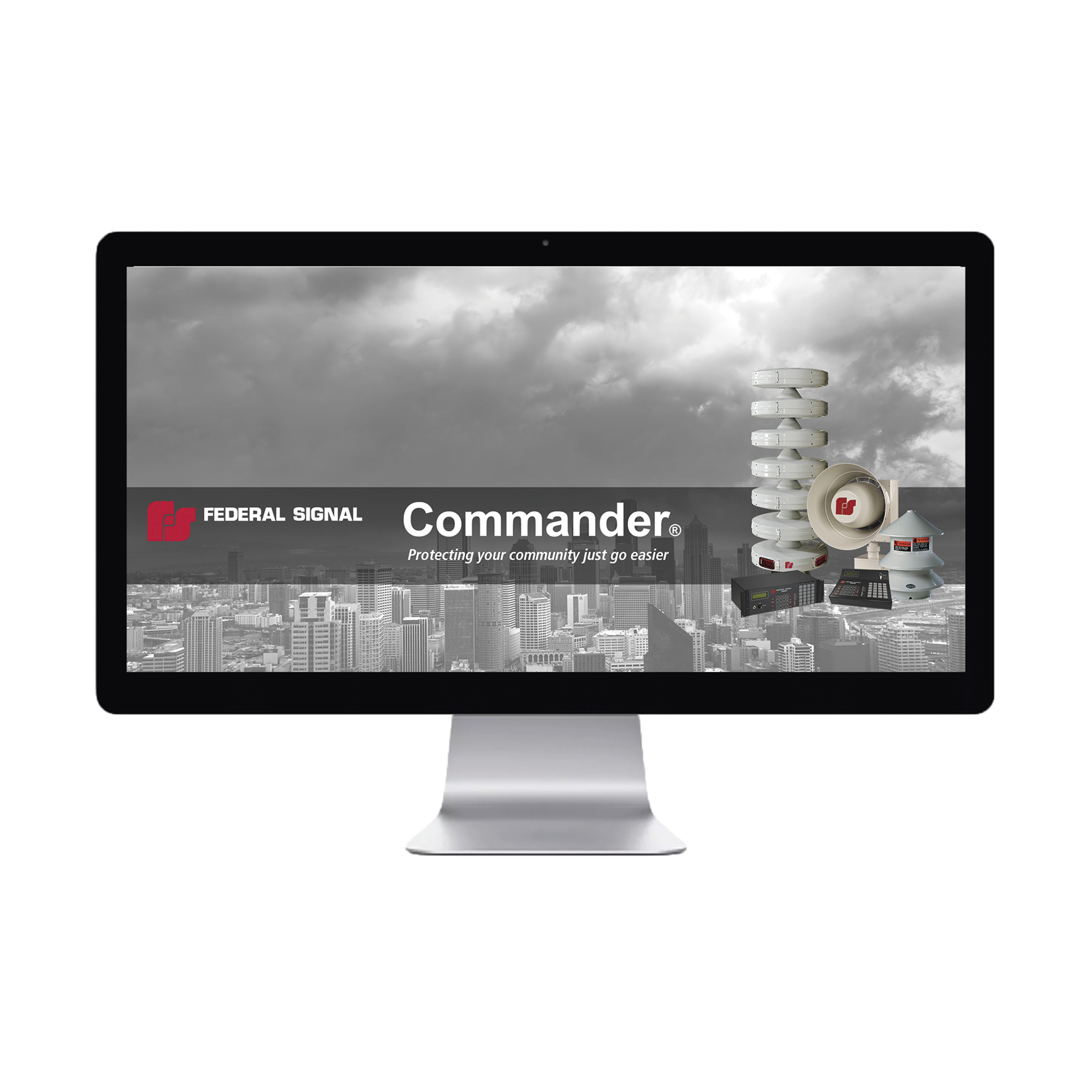 Sistema de mensajes y control de sirena local CommanderÂ®