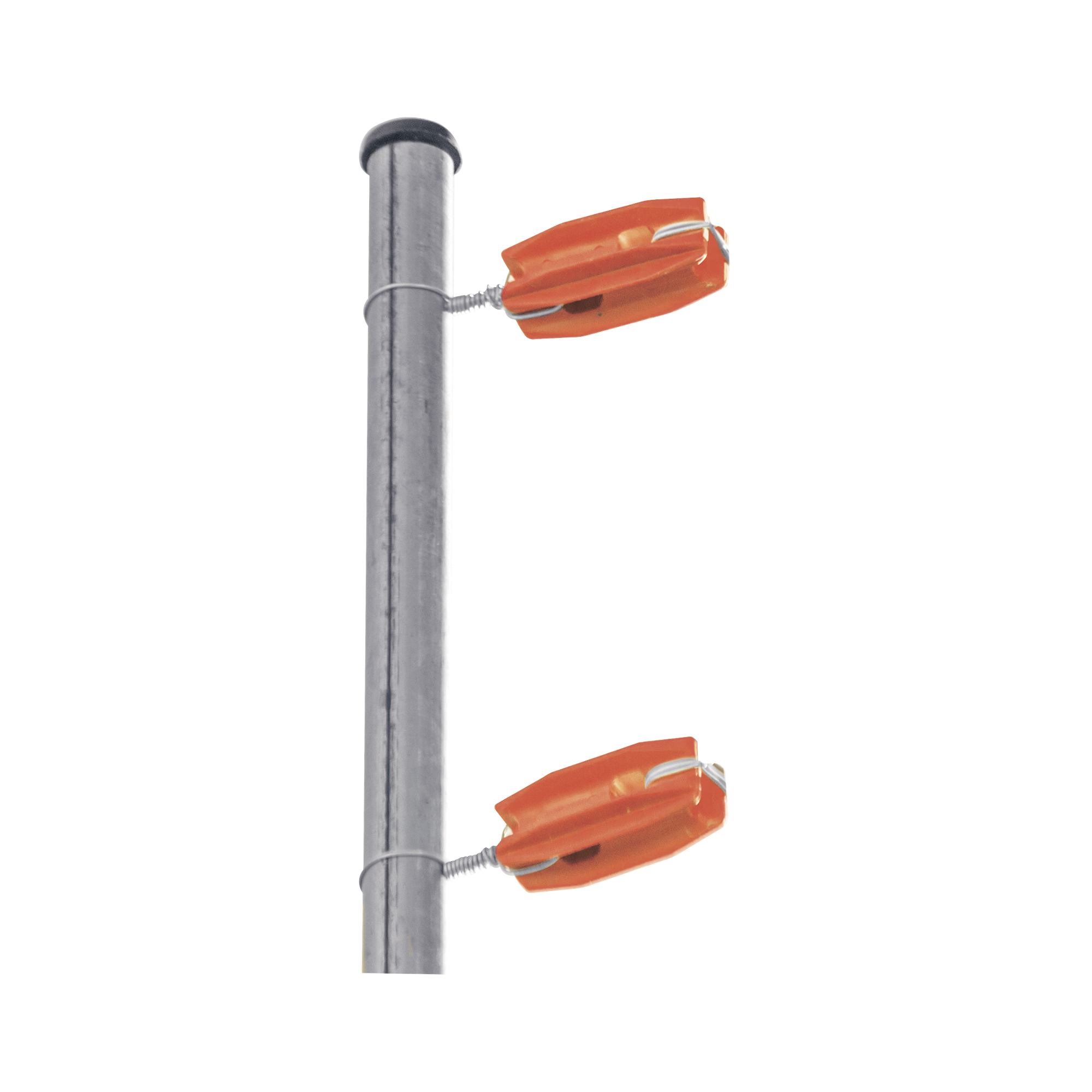 Aislador de color Naranja para postes de esquina de alta Resistencia con Anti UV de uso en cercos elÃ©ctricos