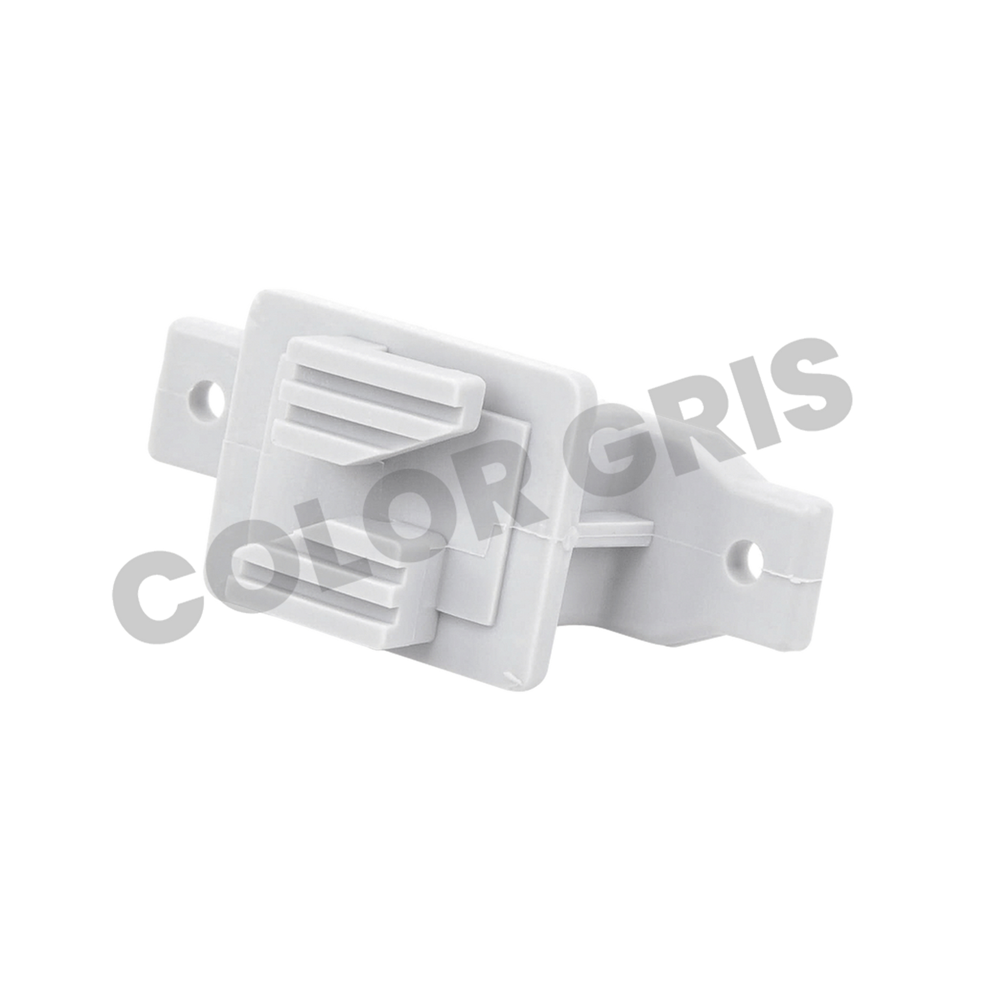 Aislador de Paso GRIS reforzado para cercos elÃ©ctricos, resistente al clima extremoso