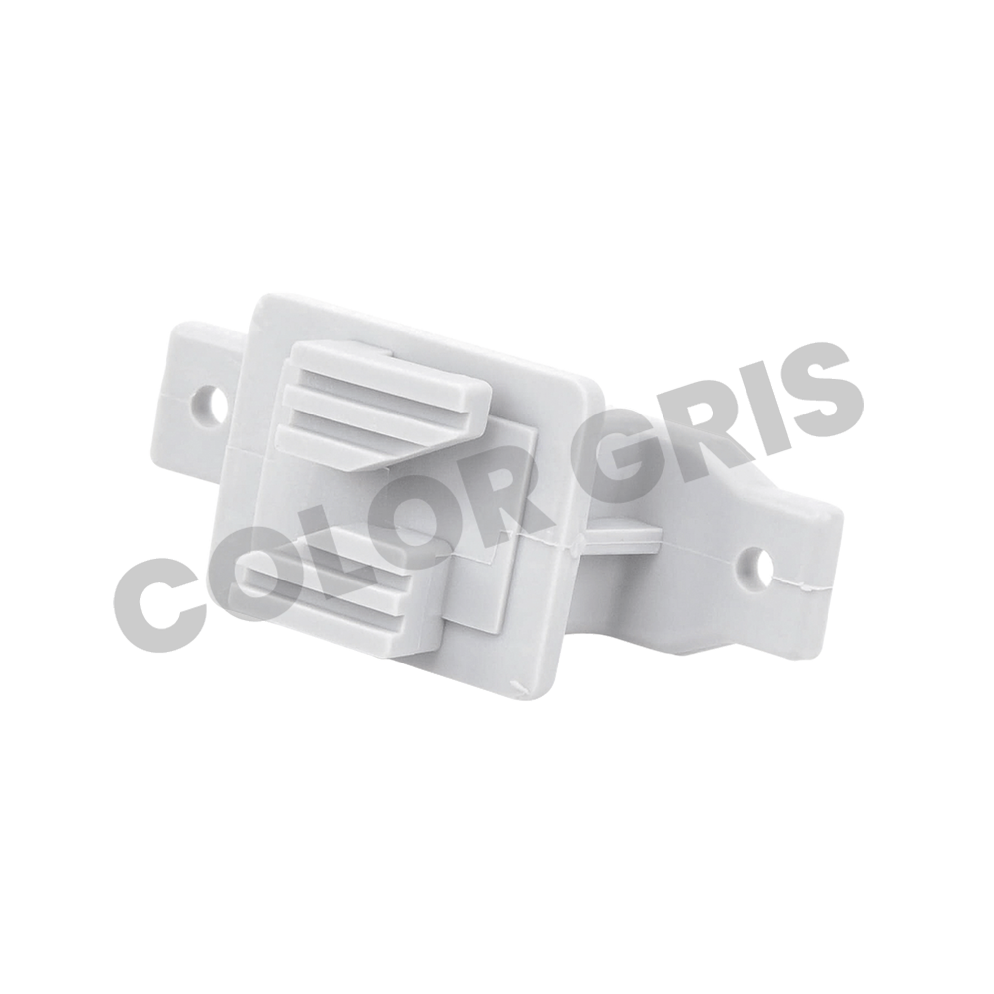 Aislador de Paso GRIS reforzado para cercos elÃ©ctricos, resistente al clima extremoso