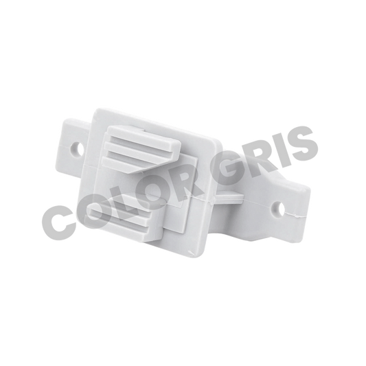 Aislador de Paso GRIS reforzado para cercos elÃ©ctricos, resistente al clima extremoso