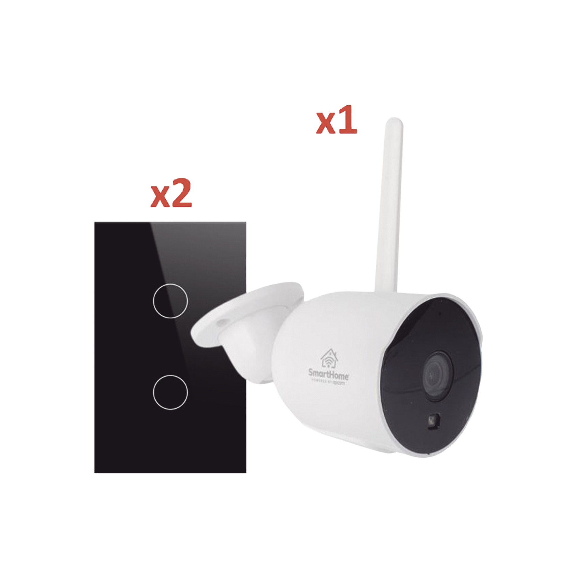 (Wifi) KIT 1 camara Wifi y 2 apagadores inteligentes Wifi