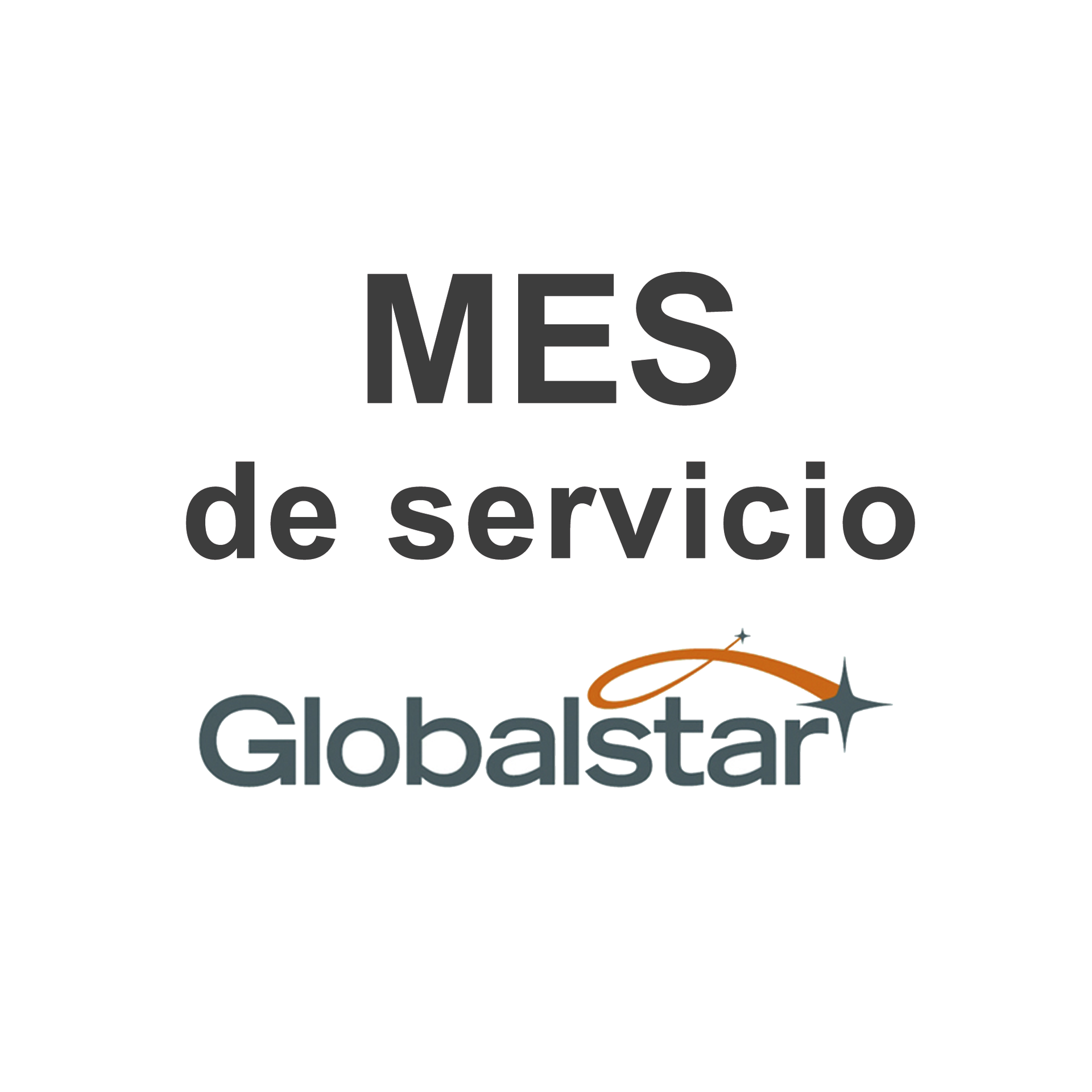 Servicio Mensual del Uso de SatÃ©lites GLOBALSTAR