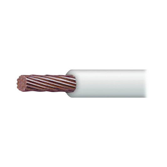 Cable ElÃ©ctrico de Cobre Recubierto THW-LS Calibre 2 AWG 19 Hilos Color Blanco (100 metros)