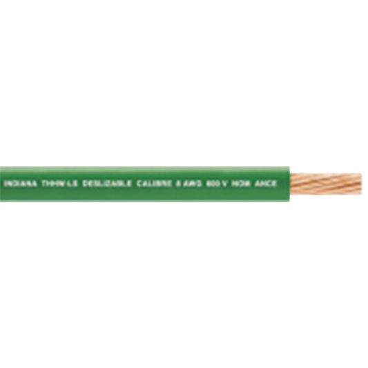 (SLY311) Cable ElÃ©ctrico de Cobre Recubierto THW-LS Calibre 12 AWG 19 Hilos Color Verde (100 metros)