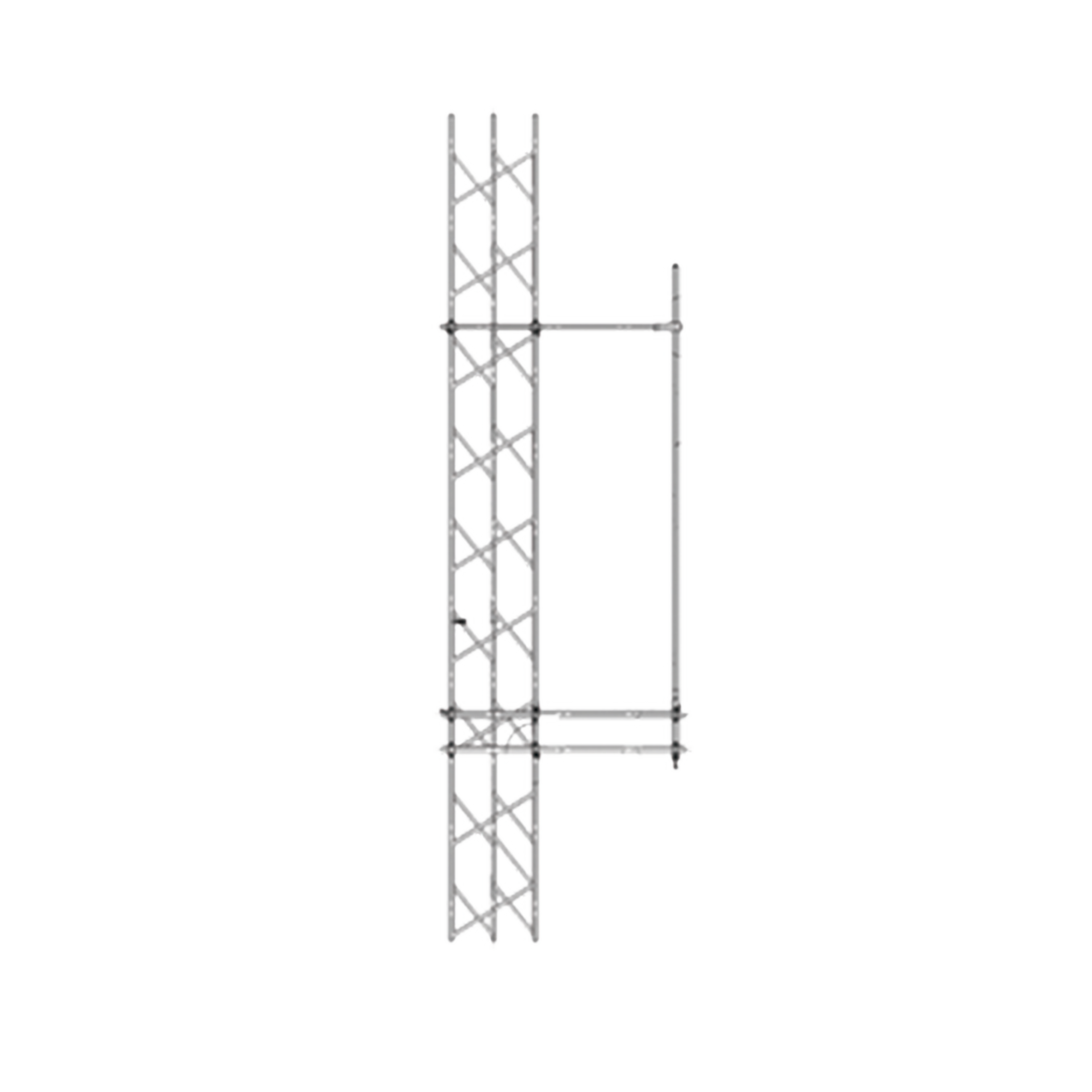 Montaje Lateral Ajustable en Kit para Montaje de Antenas de 6.35 cm. de DiÃ¡metro-Base y 91 cm. de Distancia de SeparaciÃ³n a la Torre.
