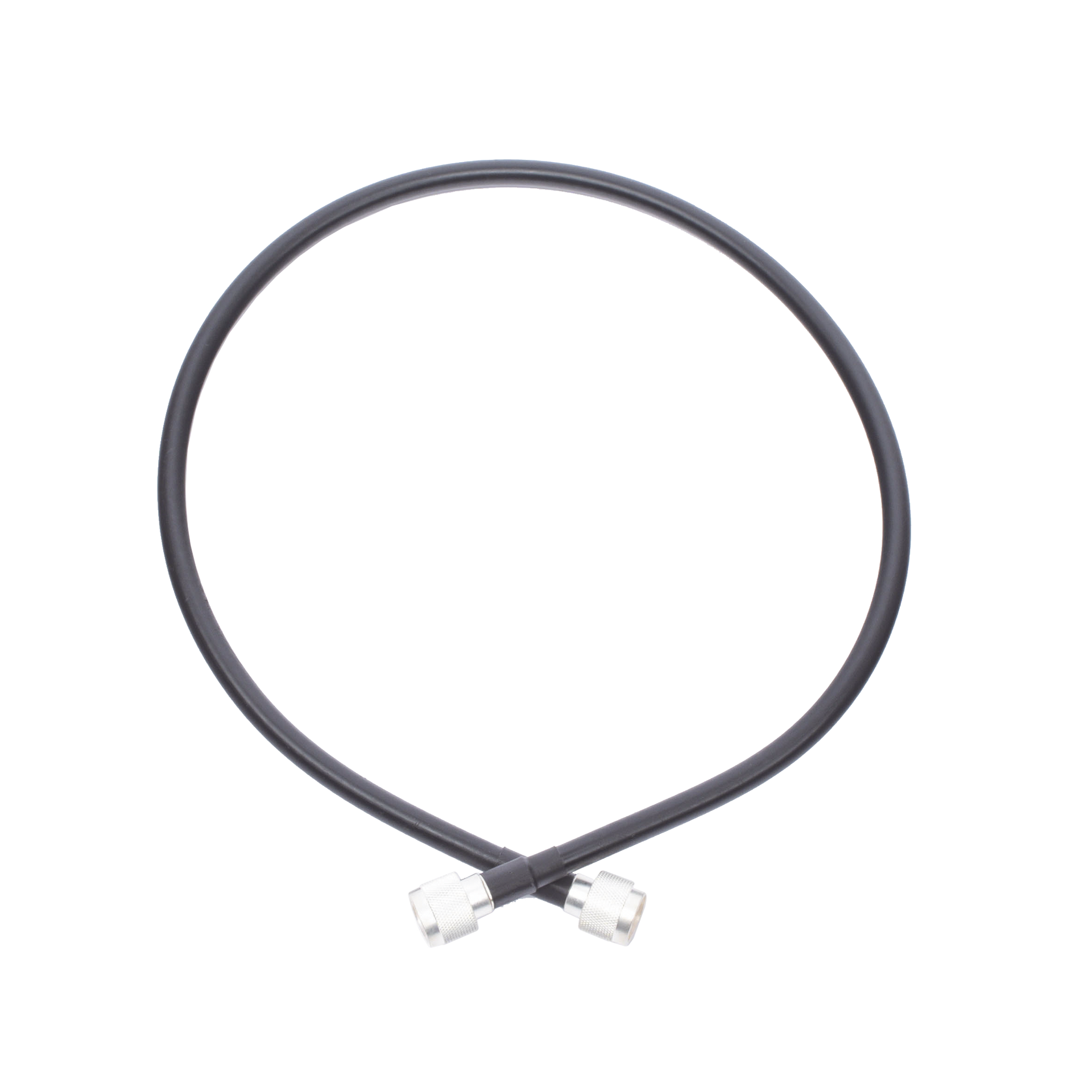 Jumper de 85 cm. con Cable Coaxial LMR400 conectores N Macho en Ambos Extremos.