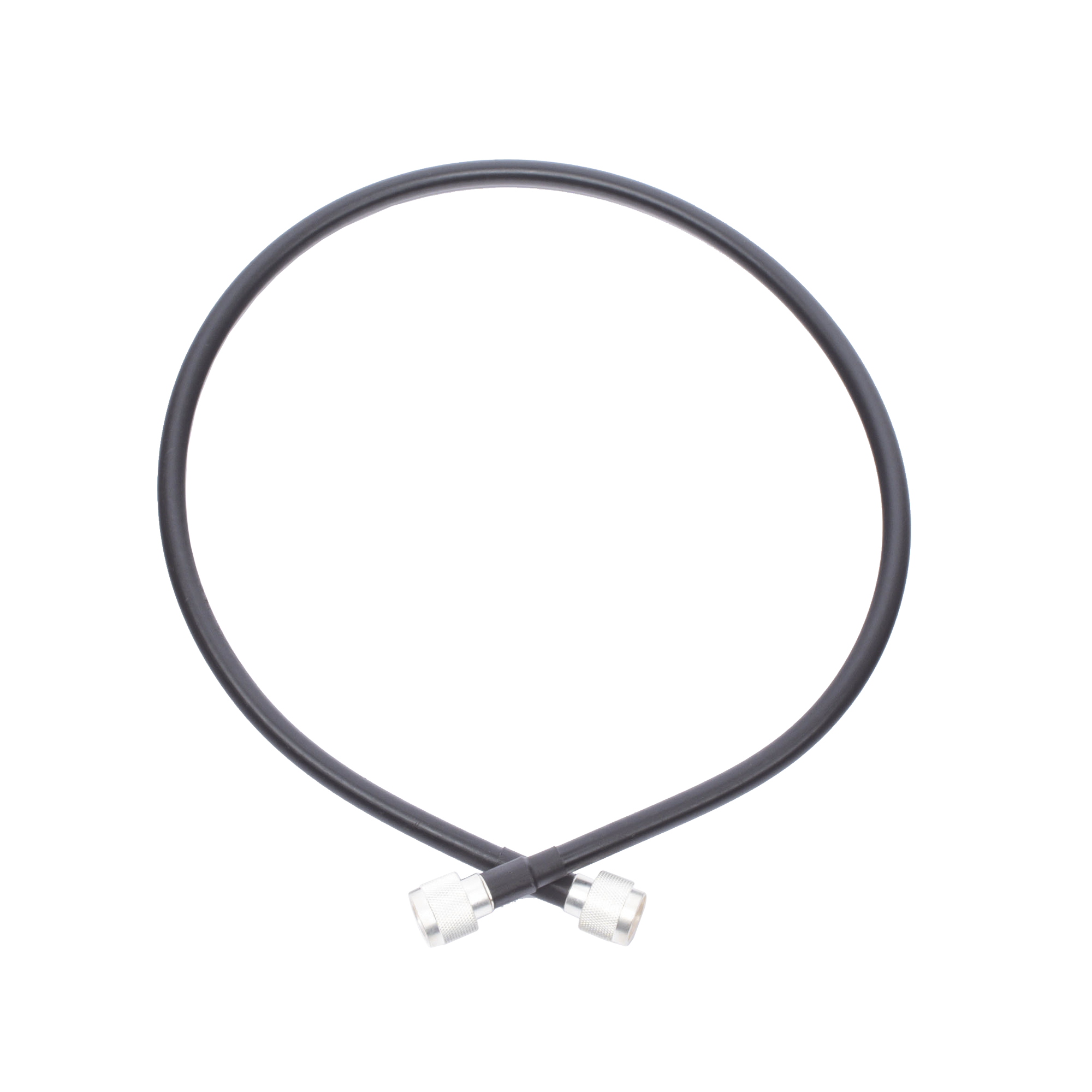 Jumper de 85 cm. con Cable Coaxial LMR400 conectores N Macho en Ambos Extremos.