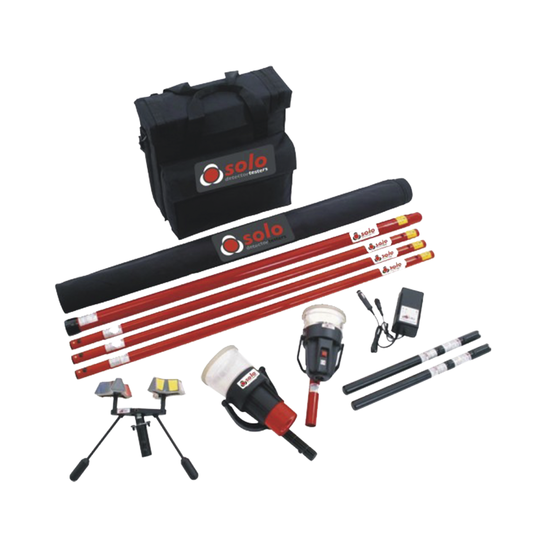 Kit Mejorado para Prueba de Detectores TÃ©rmicos y de Humo