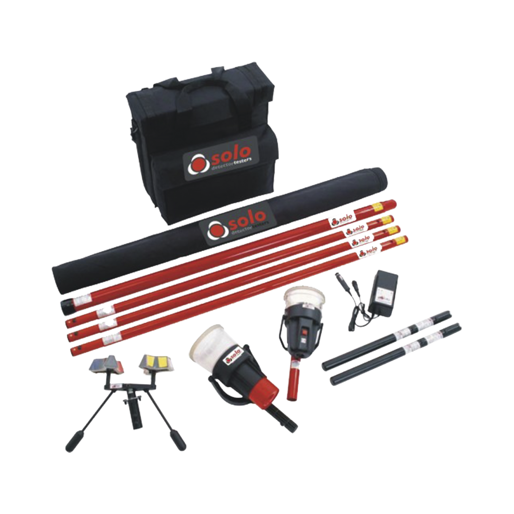 Kit Mejorado para Prueba de Detectores TÃ©rmicos y de Humo