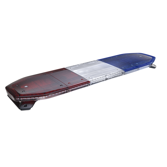 Barra de luces LED de 48", 216 LED, Dual Color, Programable,  Rojo/Azul/Ãmbar/Claro, Ideal para Equipar Unidades de Seguridad Publica con Domos Rojo, Claro y Azul