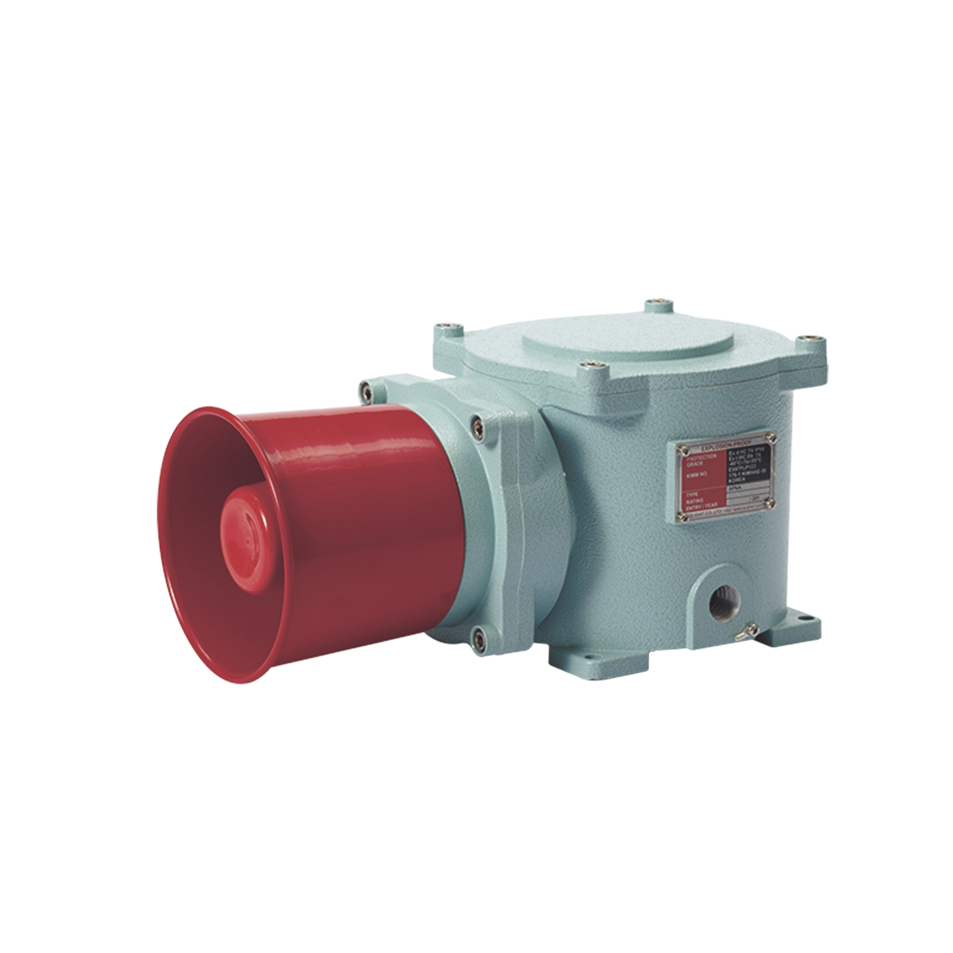 Sirena electrÃ³nica a prueba de explosiones MÃ¡x. 118dB, Grado de protecciÃ³n Ex db IIC T6 Gb voltaje: 120 VAC