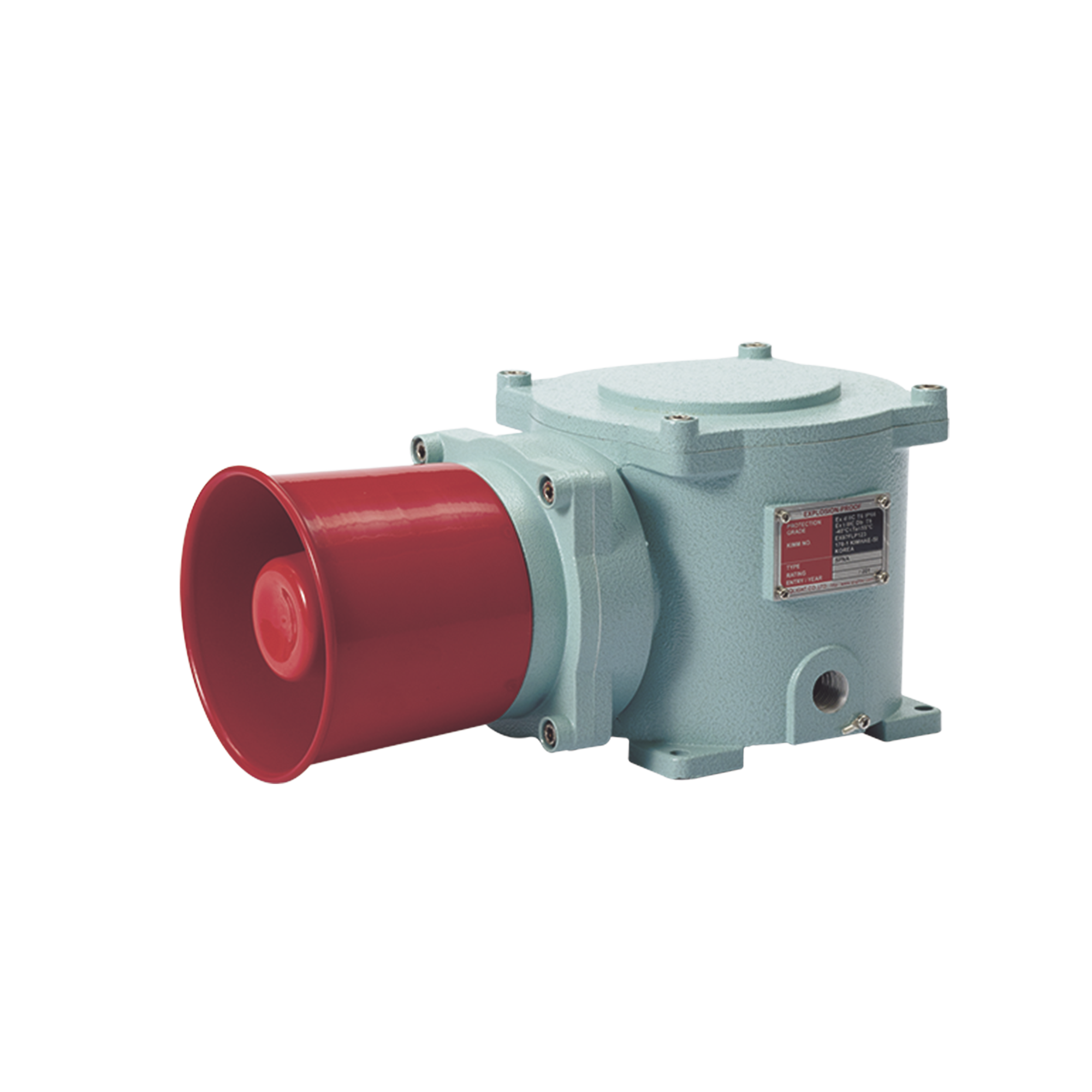 Sirena electrÃ³nica a prueba de explosiones MÃ¡x. 118dB, Grado de protecciÃ³n Ex db IIC T6 Gb voltaje: 120 VAC