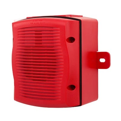 Bocina para Exterior, Montaje en Pared, Color Rojo