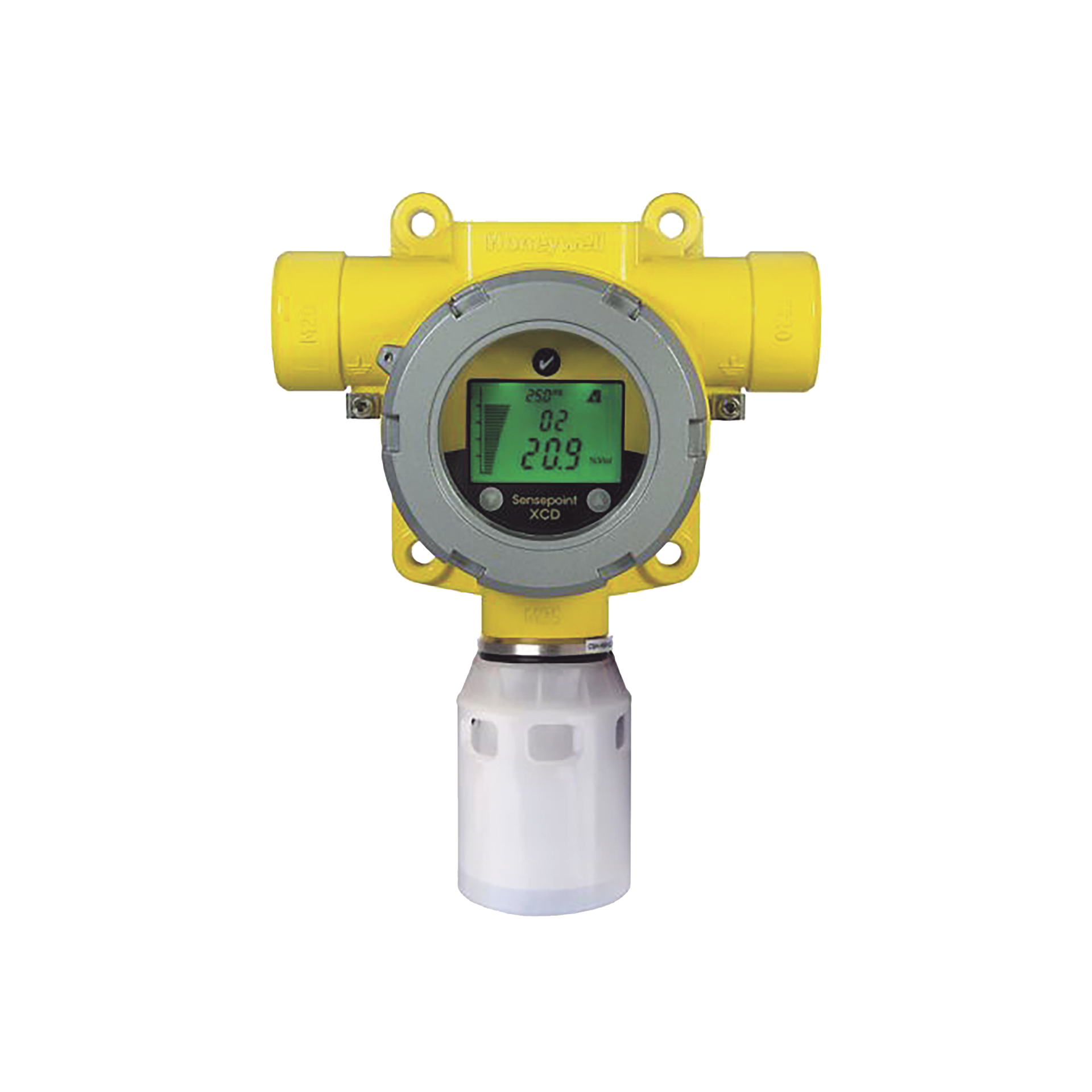 Detector Industrial De Gas, Con Sensor EC De Oxigeno (O2) 0-25% V/V, CertificaciÃ³n UL/c-UL/INMETRO, Entradas 2x3/4" NPT, Carcasa Pintado De Aluminio Grado Marino, ProtecciÃ³n Contra Intemperie De Nailon