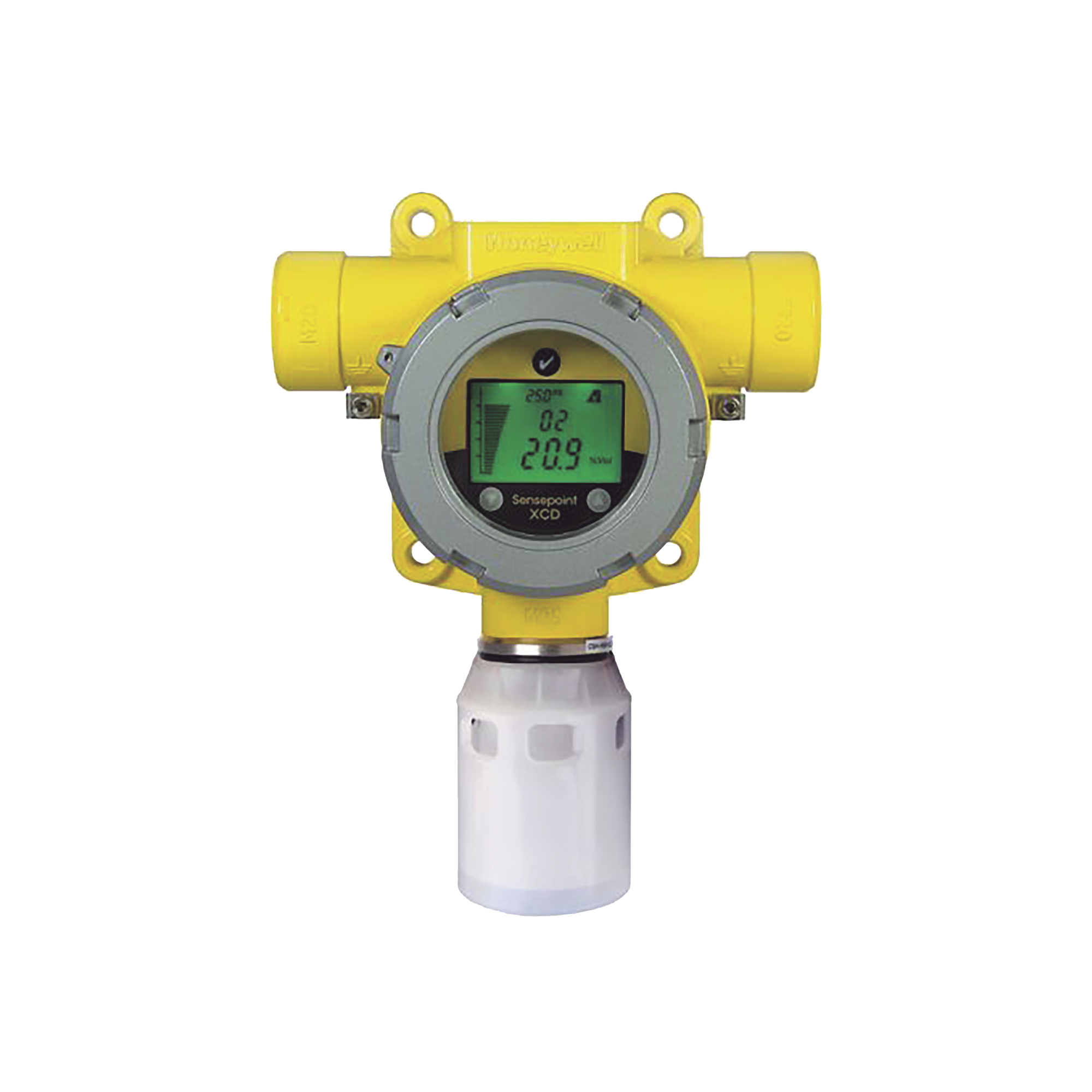 Detector Industrial De Gas, Con Sensor EC De Oxigeno (O2) 0-25% V/V, CertificaciÃ³n UL/c-UL/INMETRO, Entradas 2x3/4" NPT, Carcasa Pintado De Aluminio Grado Marino, ProtecciÃ³n Contra Intemperie De Nailon
