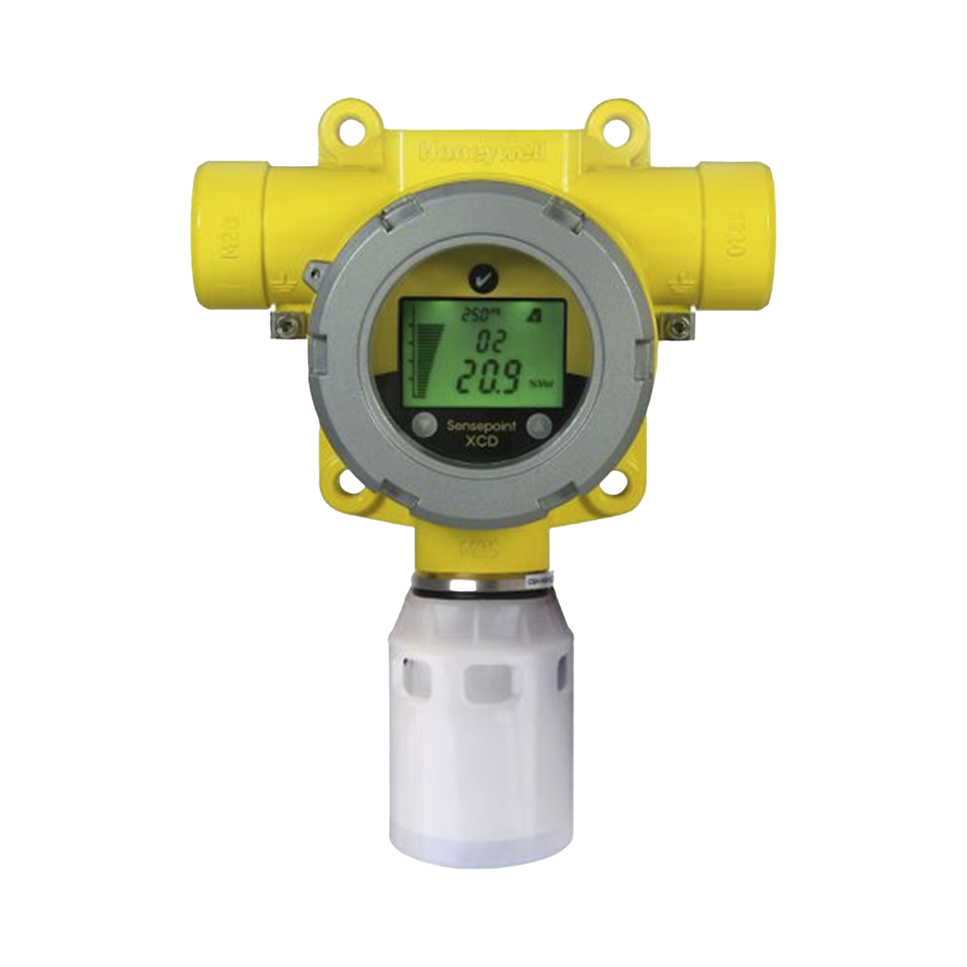 Detector De Gas Fijo, Con Sensor De Oxigeno EC 0-25% V/V, Para Gases Combustibles, Salida Modbus y 4-20 mA, CertificaciÃ³n UL/c-UL/INMETRO, Entradas 2x3/4" NPT, Carcasa Pintado De Aluminio Grado Marino LM25, Rango de Gas Fijo, Serie Sensepoint