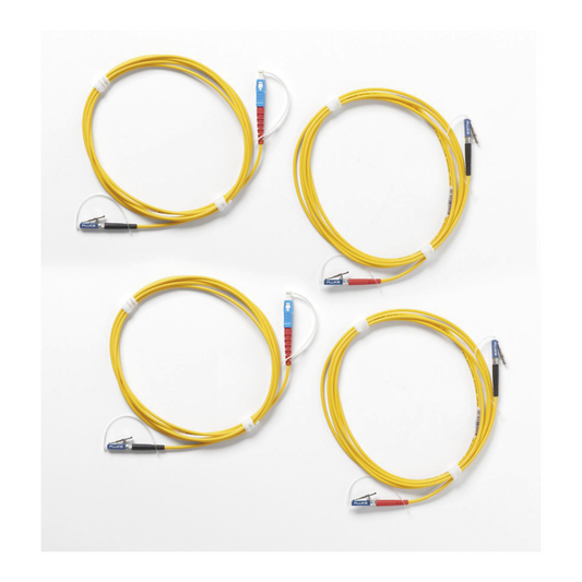 Kit de Cables de Referencia de ComprobaciÃ³n Monomodo CertiFiberÂ® Pro, Para Fibras con Conectores LC (2 SC/LC MetÃ¡lico, 2 LC/LC MetÃ¡lico), de 2 Metros