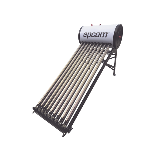 BÃ³iler Solar de 90L, Baja PresiÃ³n con 9 Tubos de VacÃ­o de Mayor Resistencia y Termotanque Inoxidable de Grado Alimenticio, Resistentes a Granizo de Hasta 25 mm/ l , Incluye Anodo de Magnesio