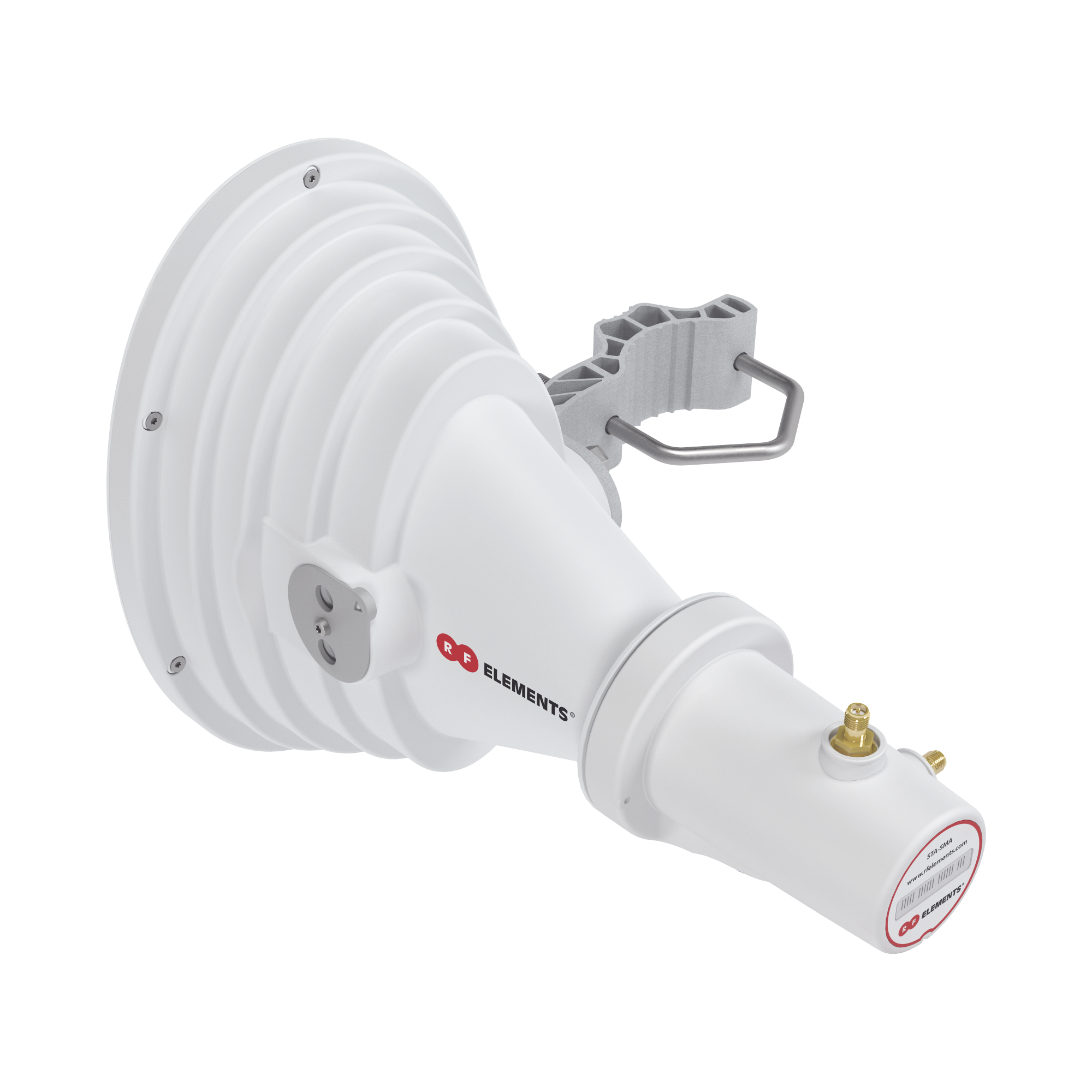 Antena Sectorial AsimÃ©trica Starter Horn de 45Âº, 5150 - 5950 MHz, ganancia de 17 dBi, conexiÃ³n directa con radios IS-5AC, PS-5AC y IS-M5, conexiÃ³n RP-SMA