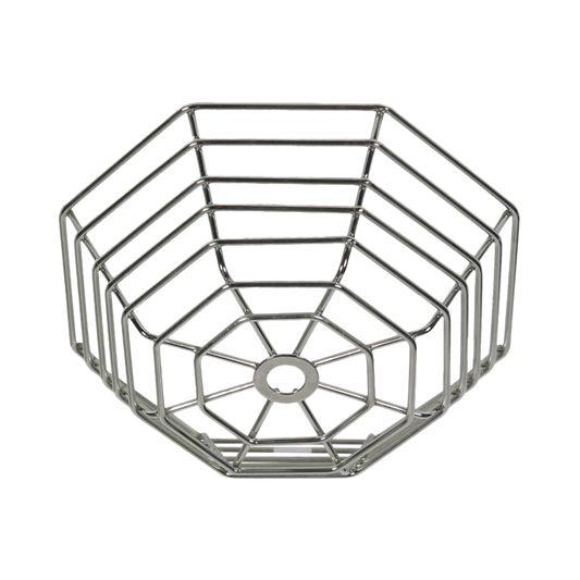 Rejilla de acero Web StopperÂ® para protecciÃ³n de detectores de humo de vandalismo y accidentes. Bajo perfil, montaje empotrado.