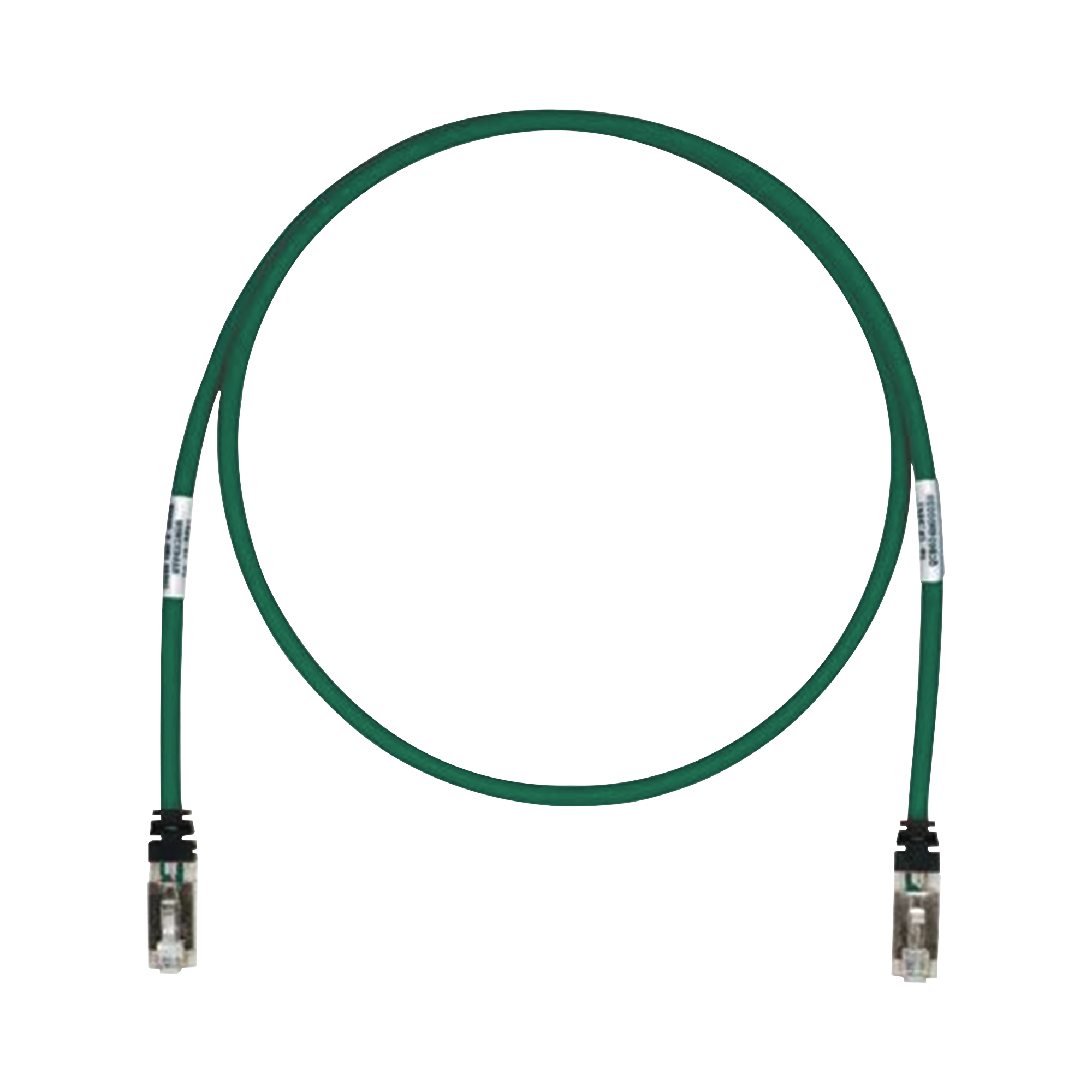 Patch Cord Cat6A, Blindado S/FTP, CM/LS0H, 25ft, Color Verde